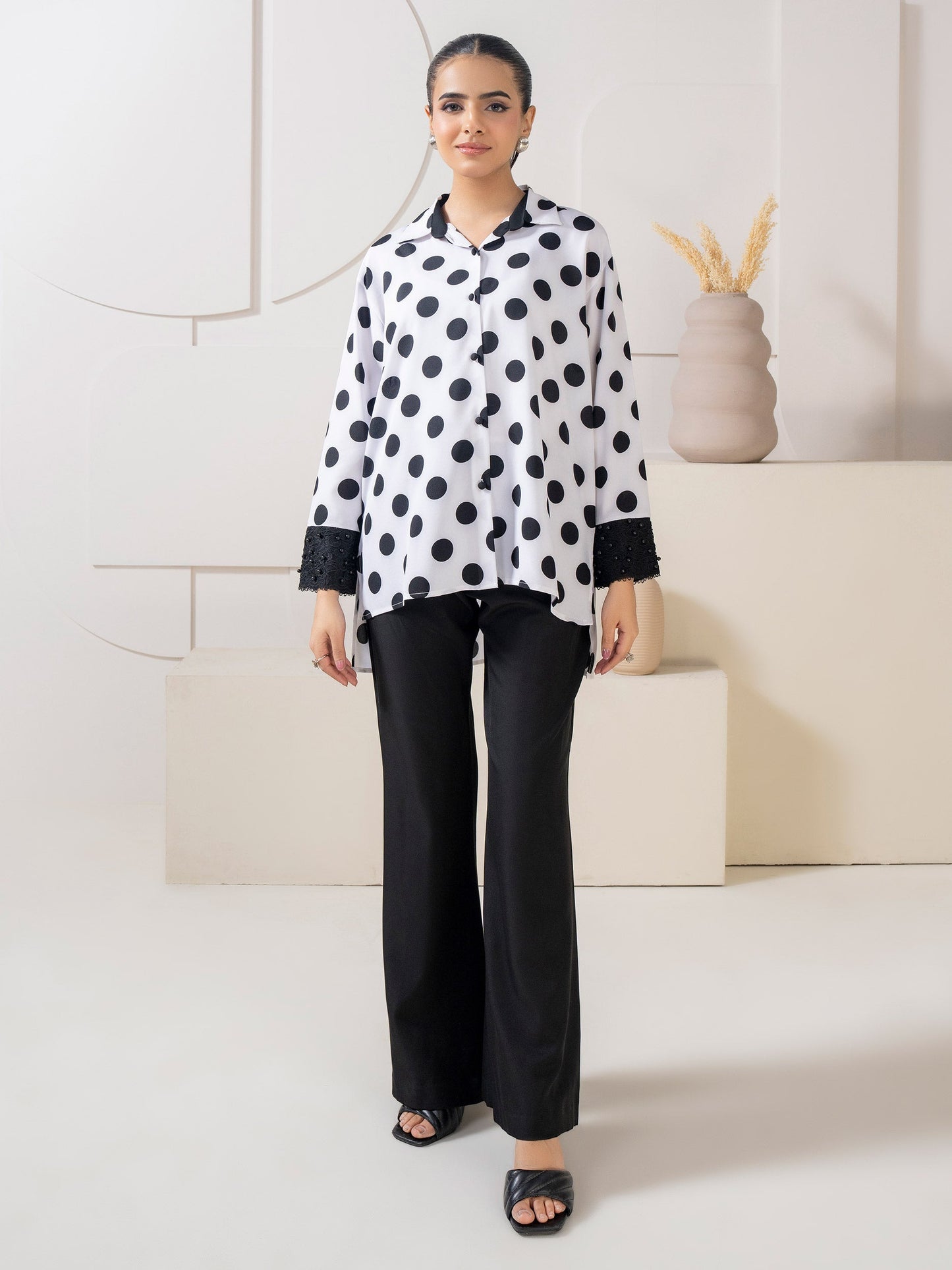 Silk Top-Embellished (Pret)