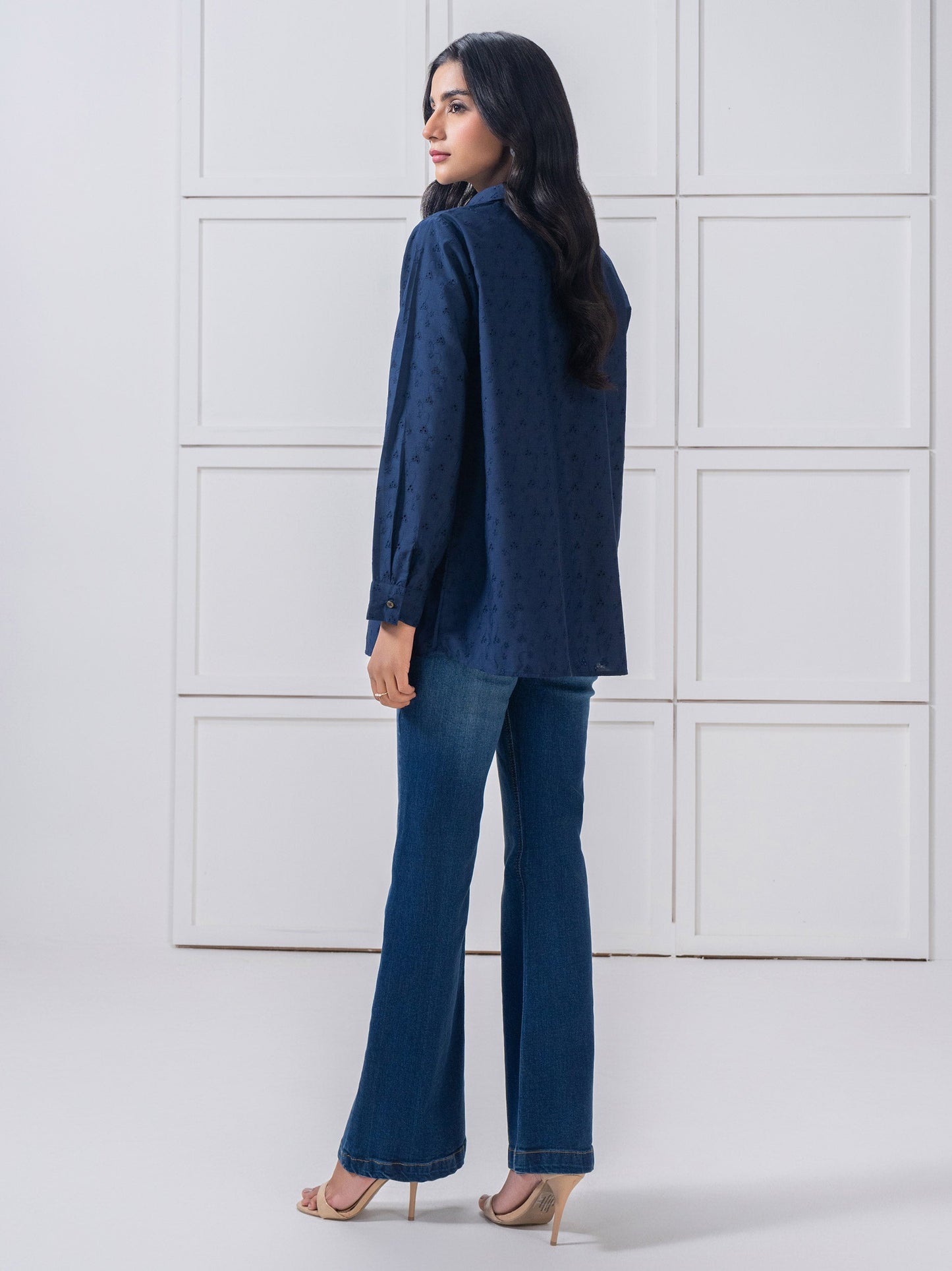 Embroidered Cambric Top
