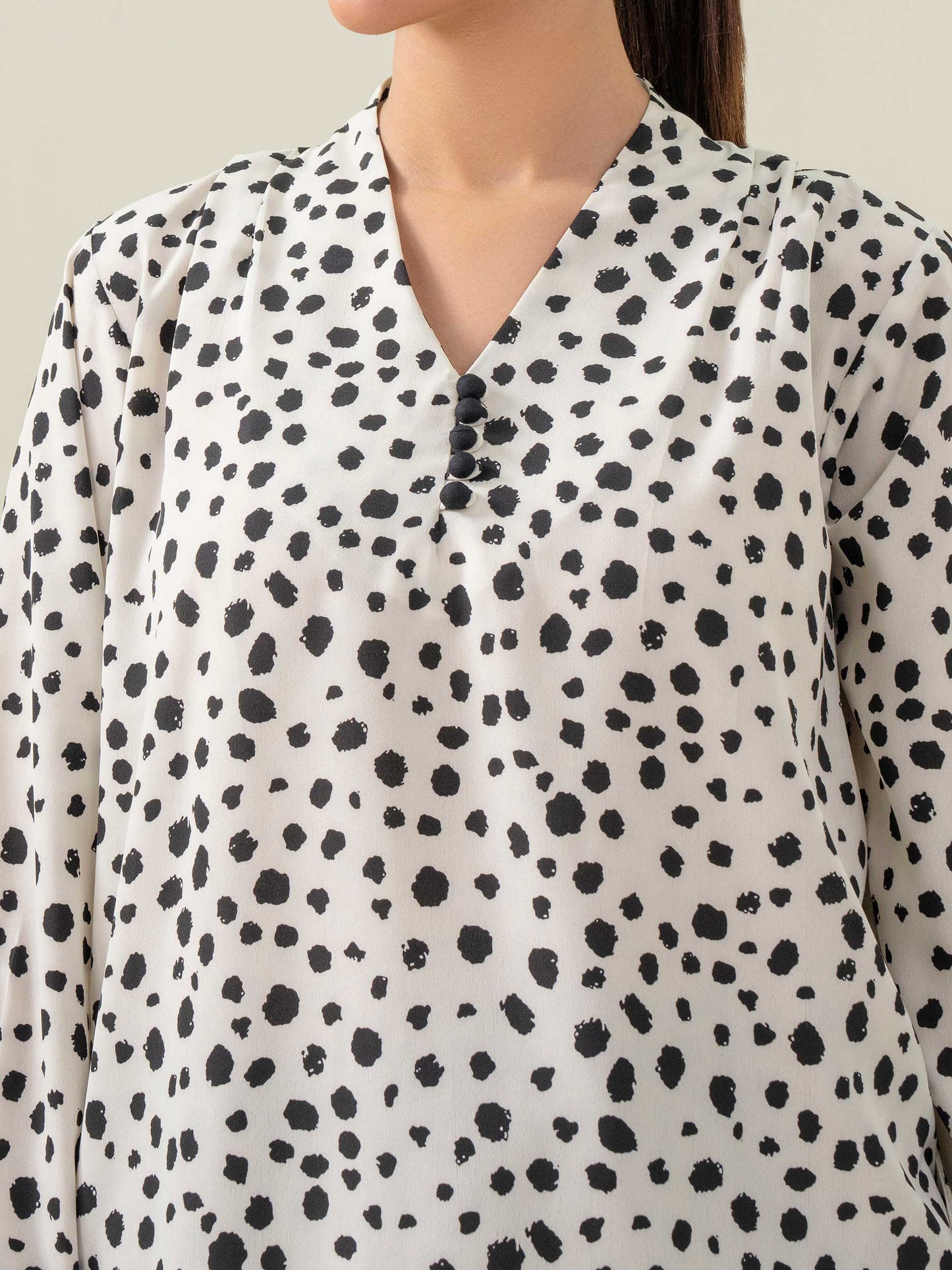 Printed Silk Top