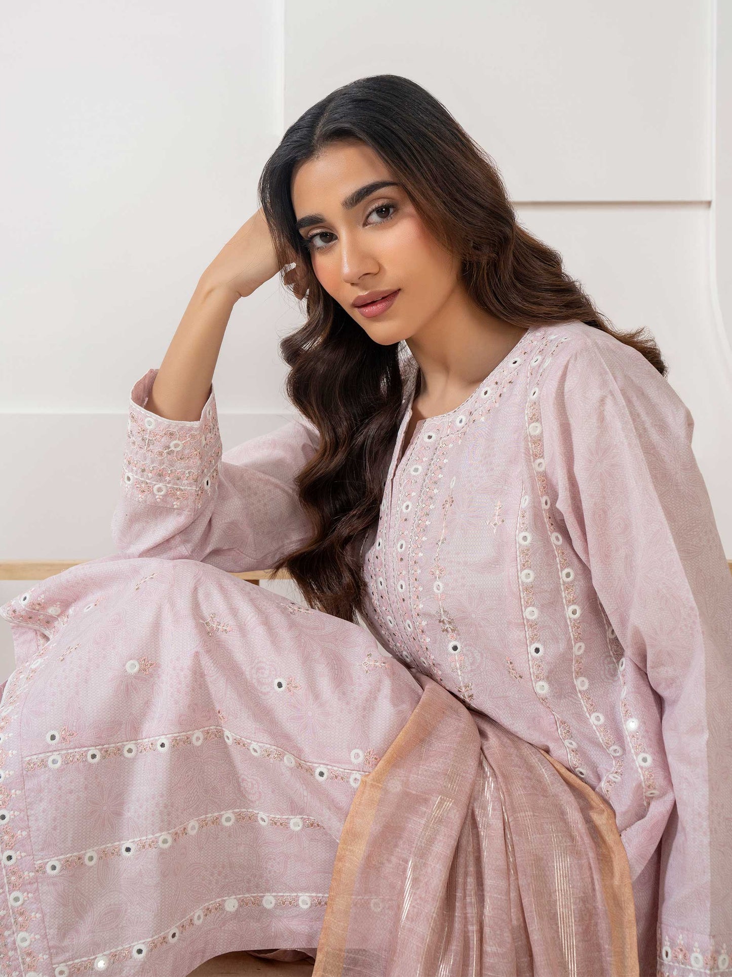 3 Piece Lawn Suit-Embroidered (Pret)