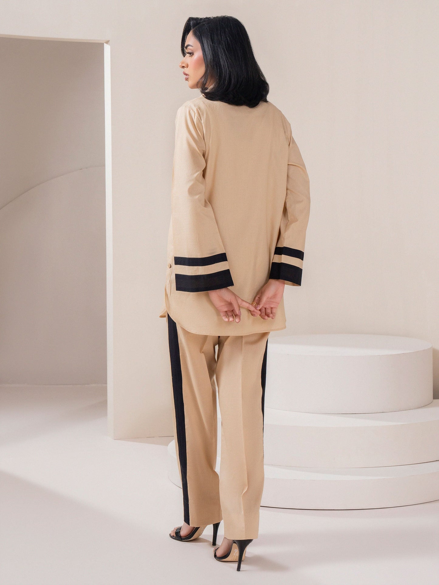Dobby Co-ord Set-Dyed (Pret)