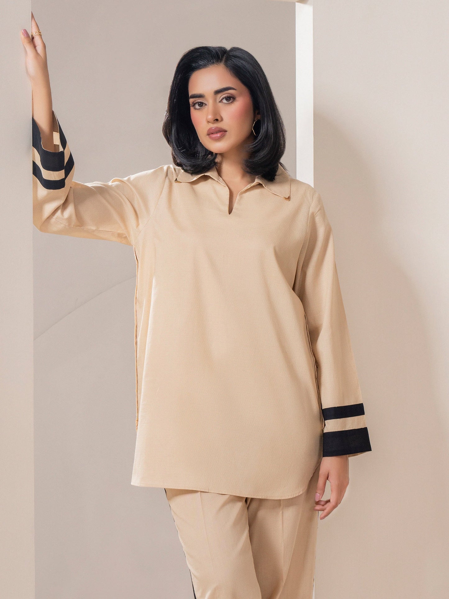 Dobby Co-ord Set-Dyed (Pret)