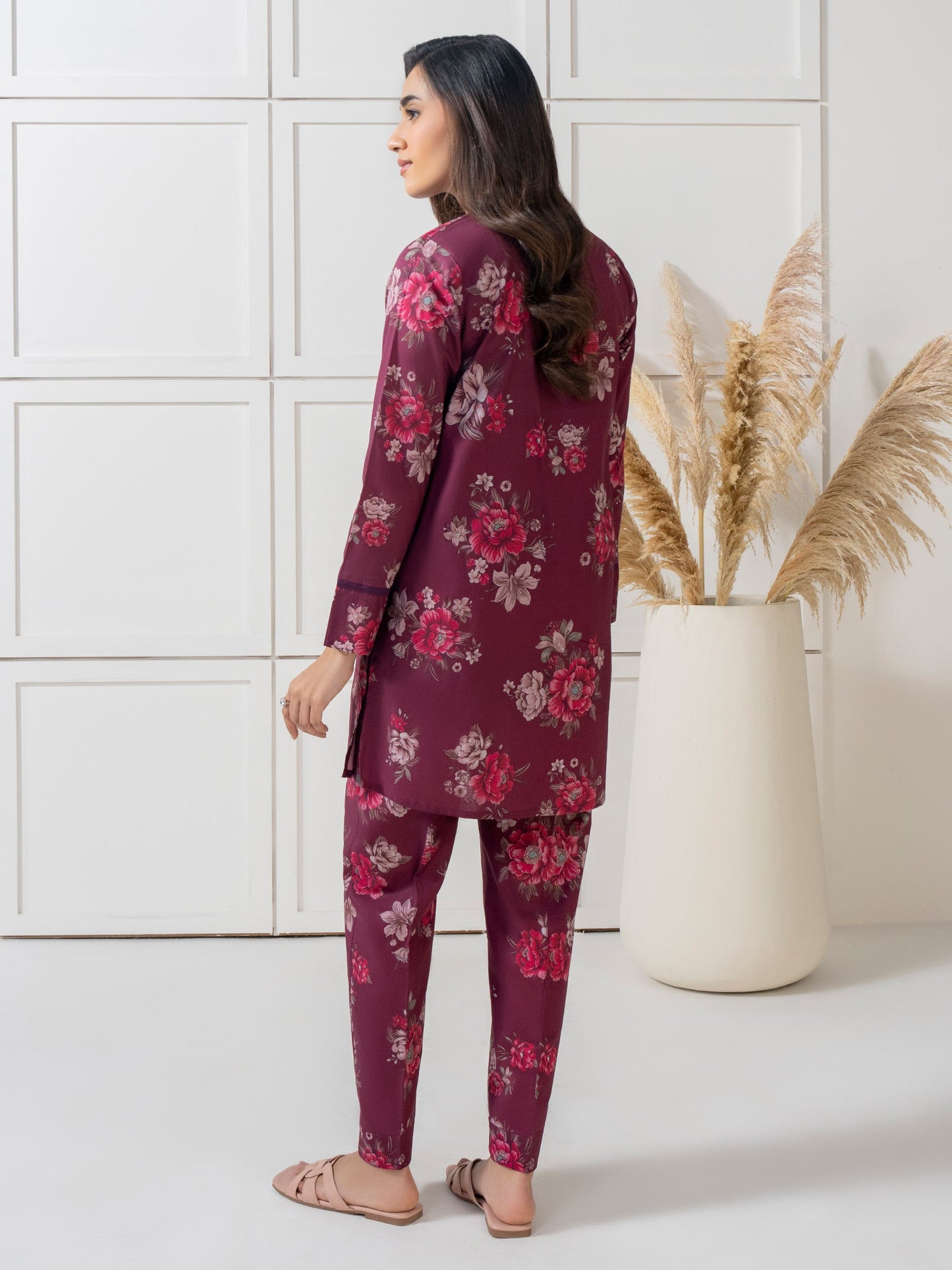 Cambric Co-ord Set-Printed (Pret)