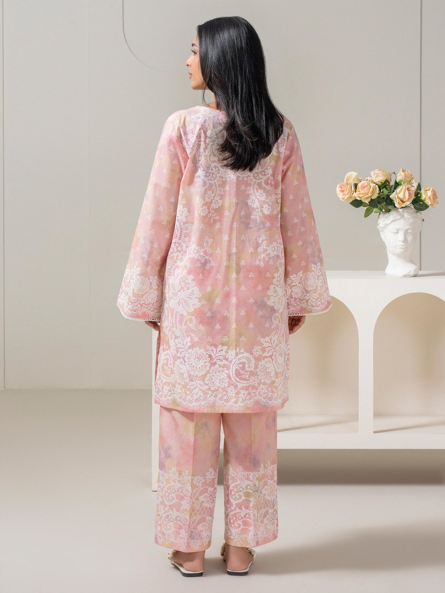 Lawn Co-ord Set-Printed (Pret)