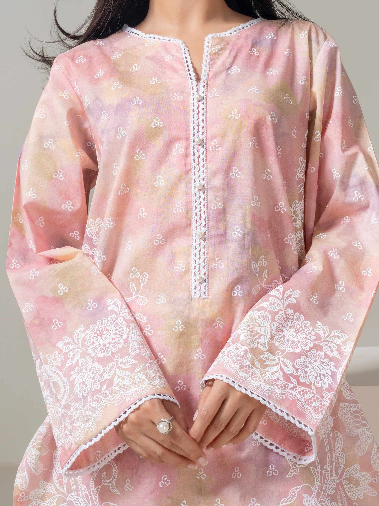 Lawn Co-ord Set-Printed (Pret)