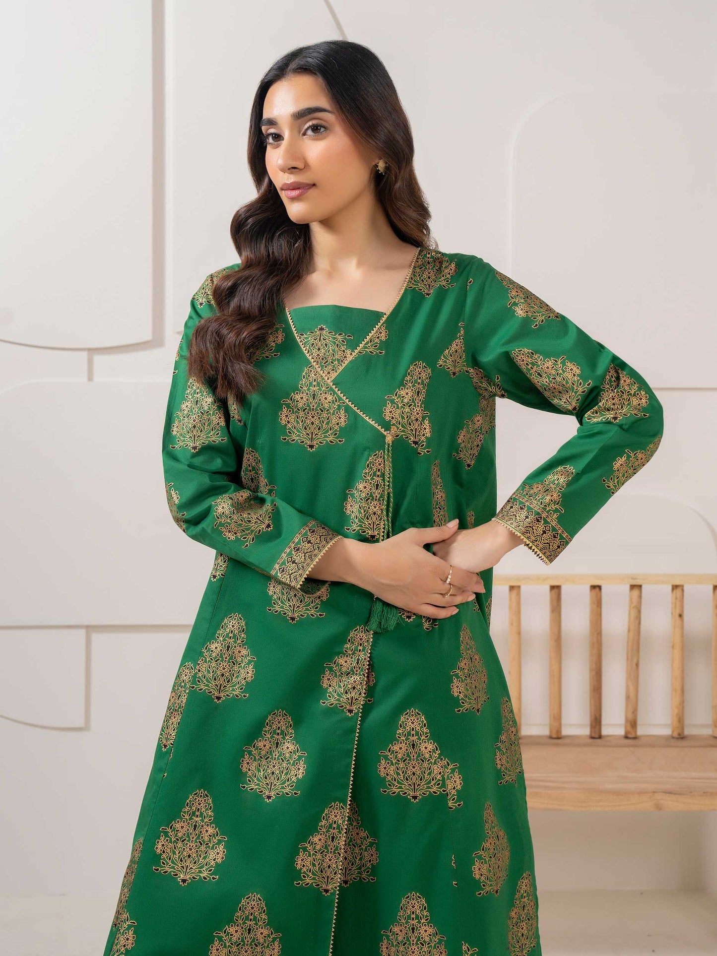 Lawn Shirt-Paste-Print (Pret)