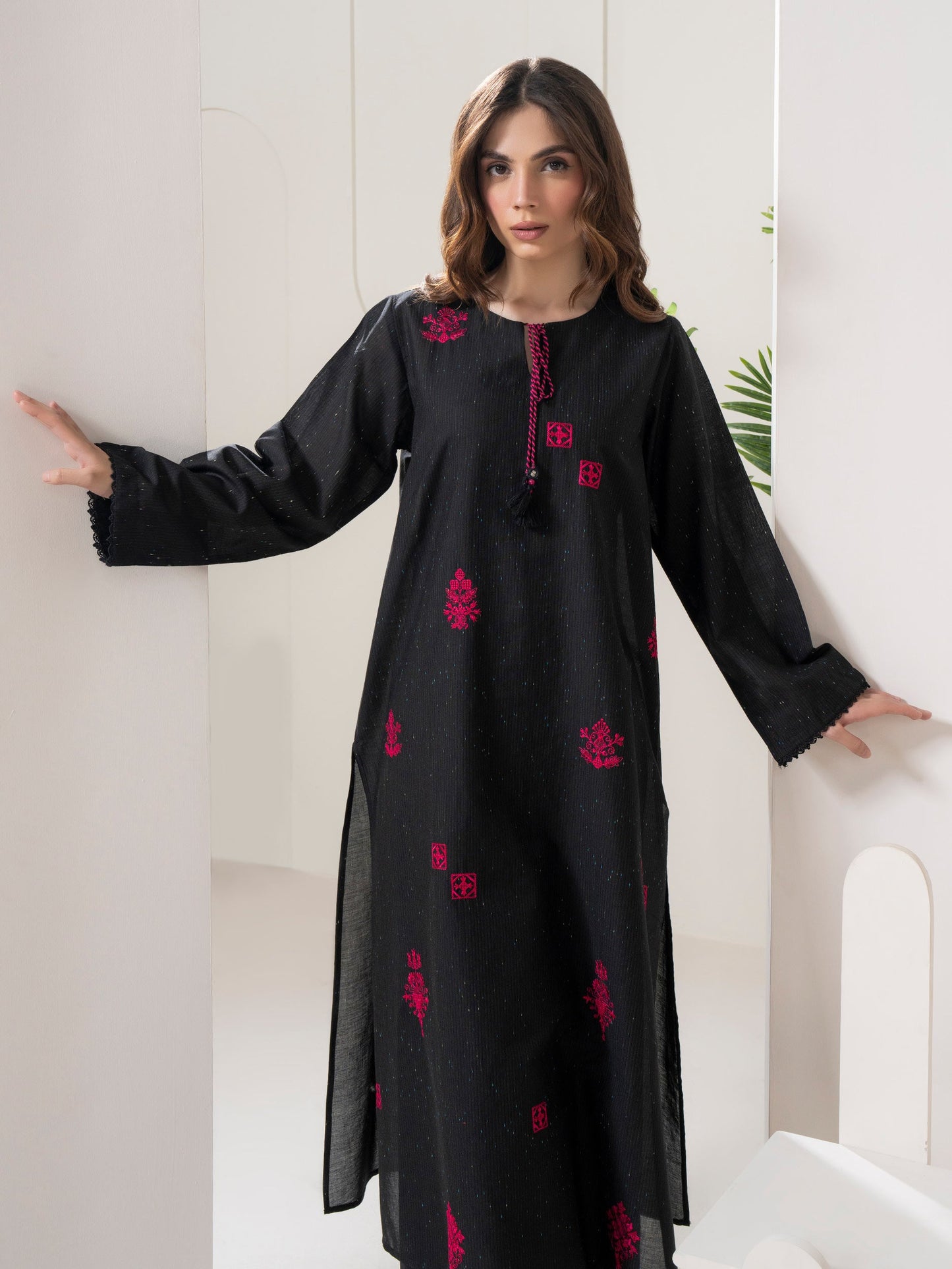Yarn Dyed Shirt-Embroidered (Pret)