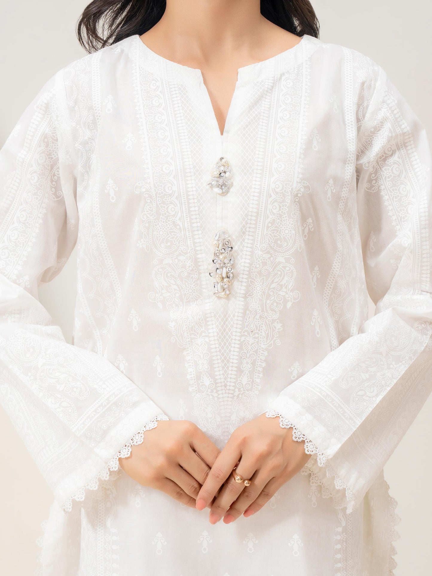 2 Piece Lawn Suit-Paste Print (Pret)