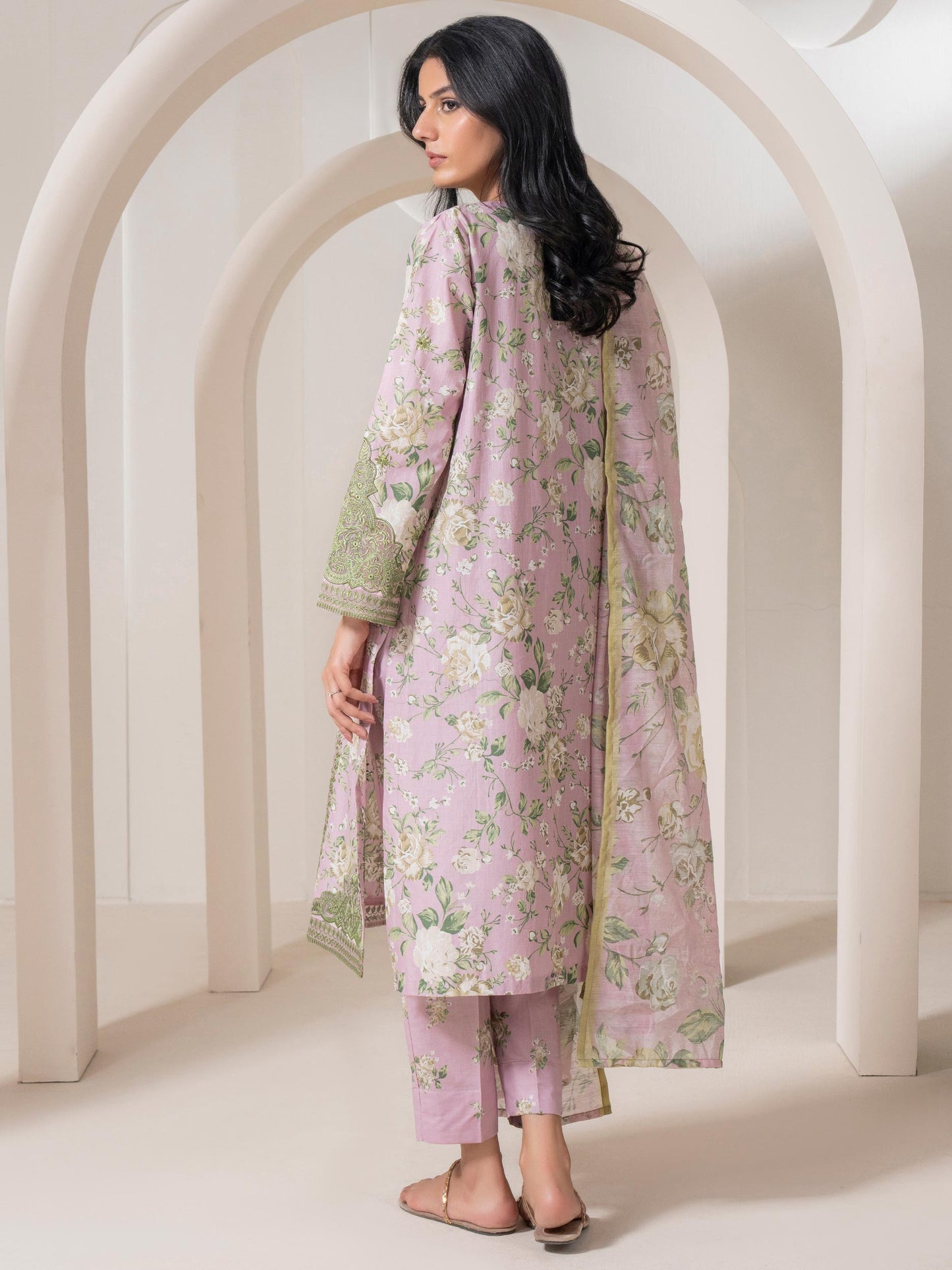3 Piece Lawn Suit-Embroidered (Pret)