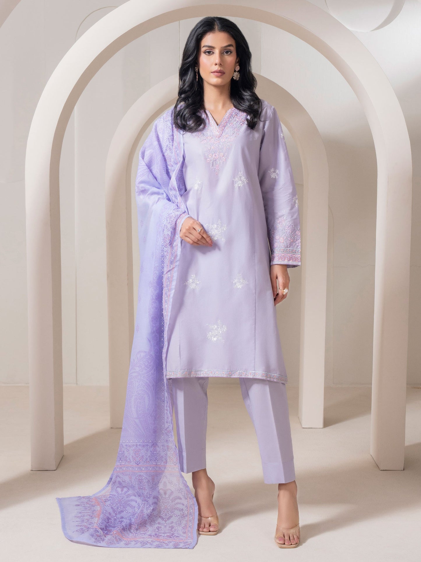 3 Piece Lawn Suit-Embroidered (Pret)