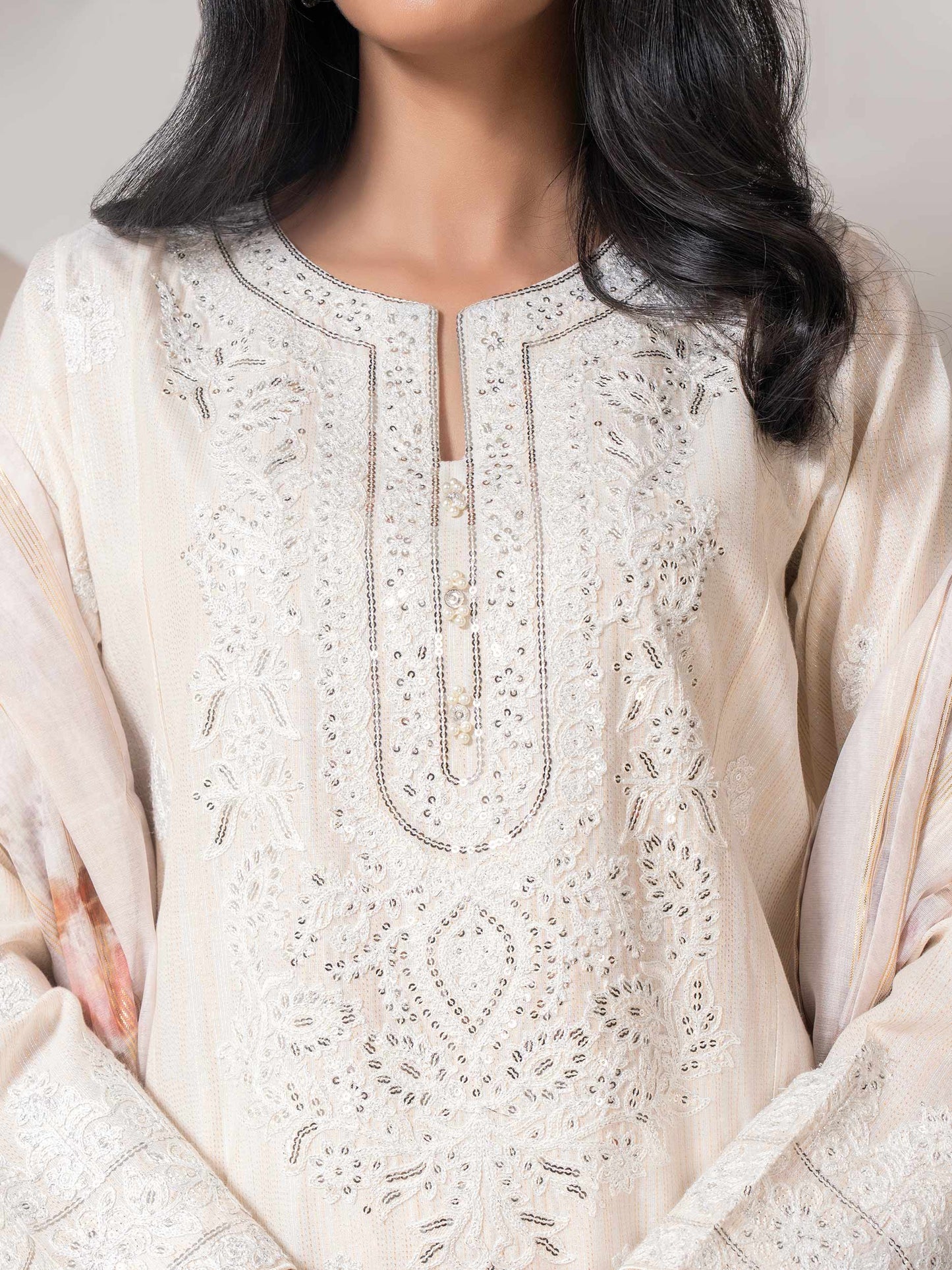 3 Piece Lawn Suit-Embroidered (Pret)
