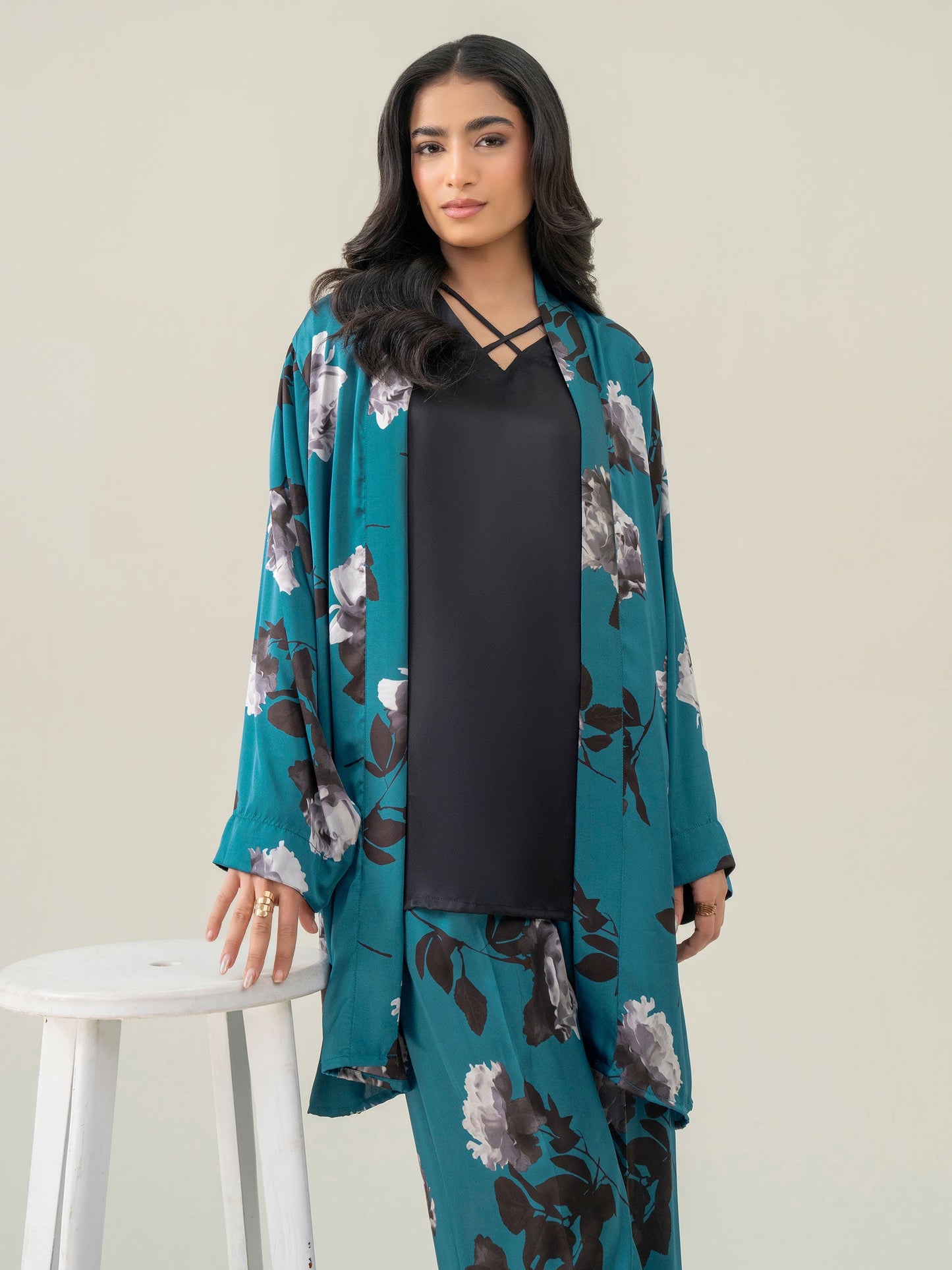 2 Piece Silk Suit-Printed (Pret)
