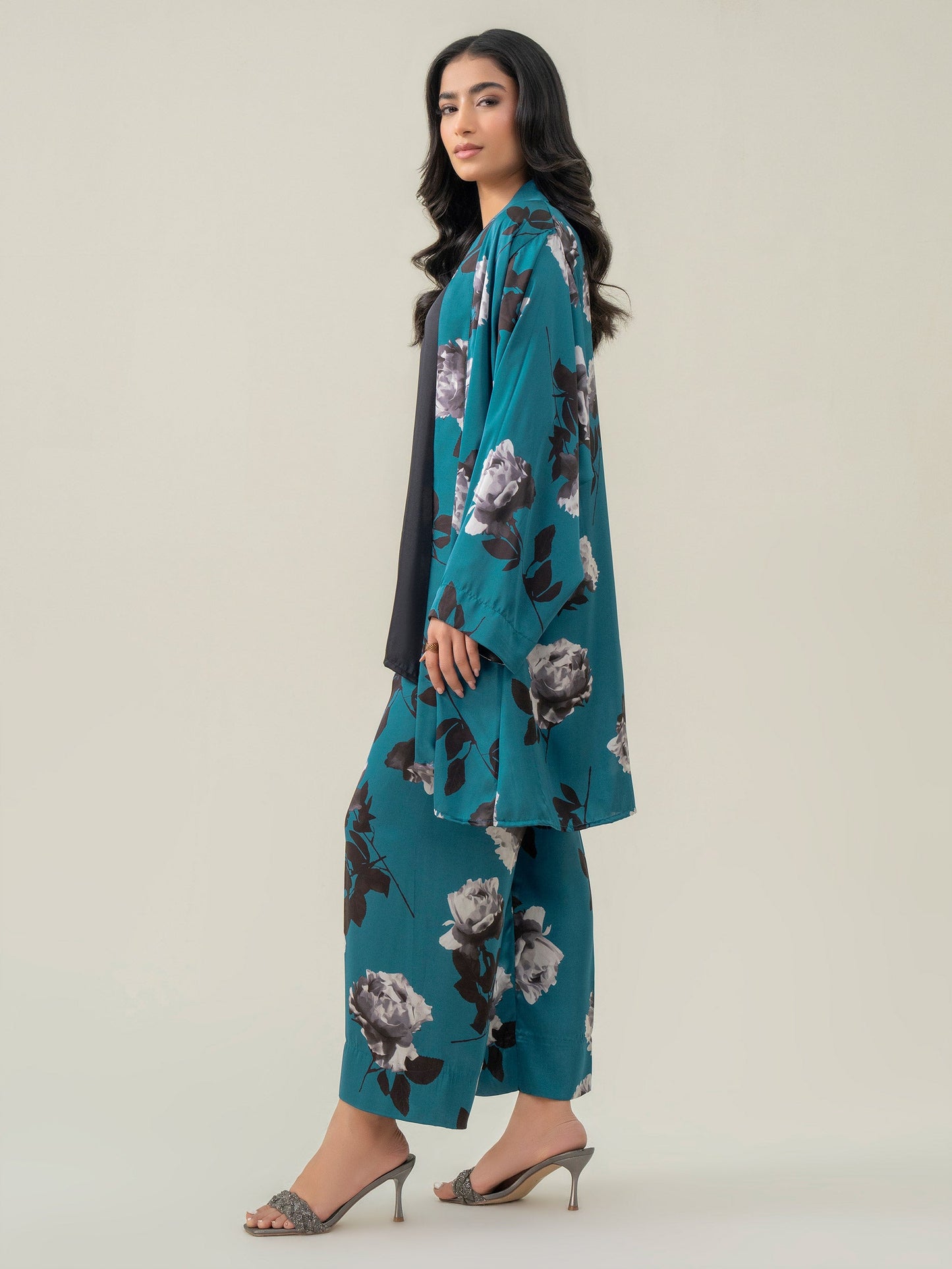 2 Piece Silk Suit-Printed (Pret)
