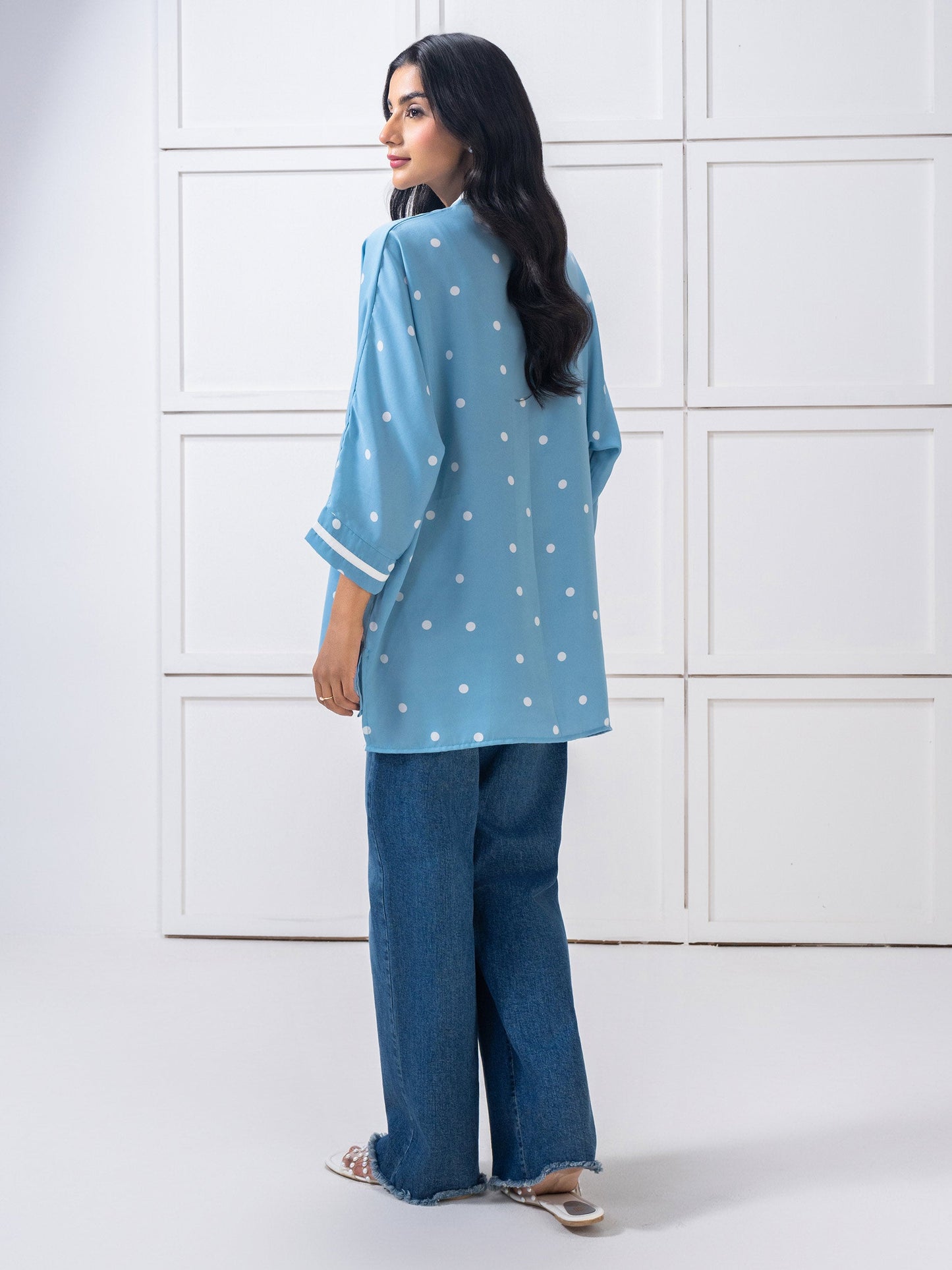 Printed Silk Top