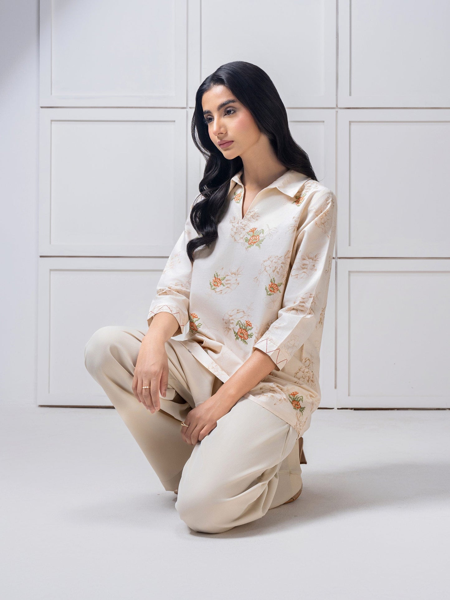 Printed Silk Top (Pret)
