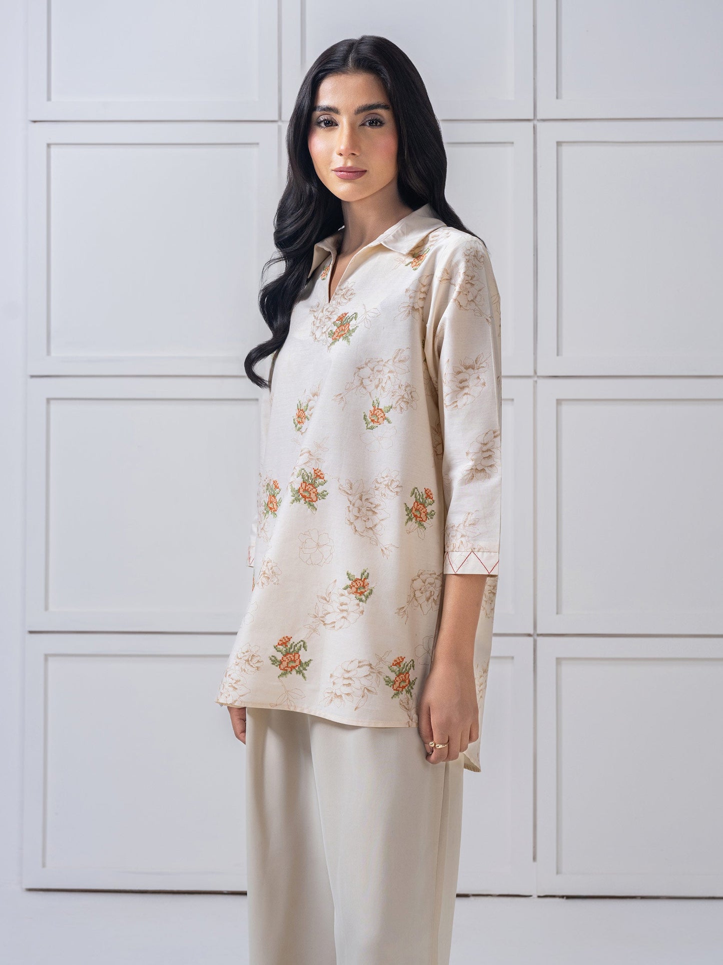 Printed Silk Top (Pret)