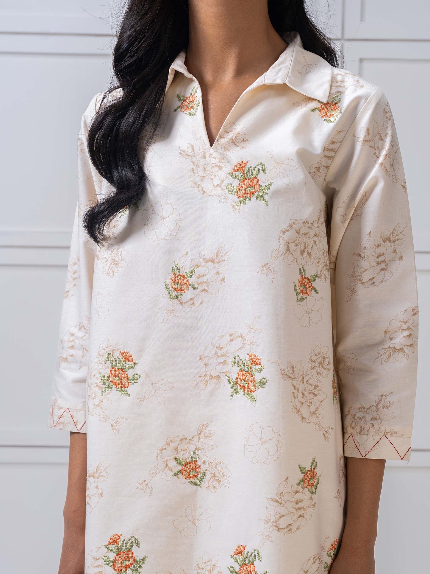 Printed Silk Top (Pret)