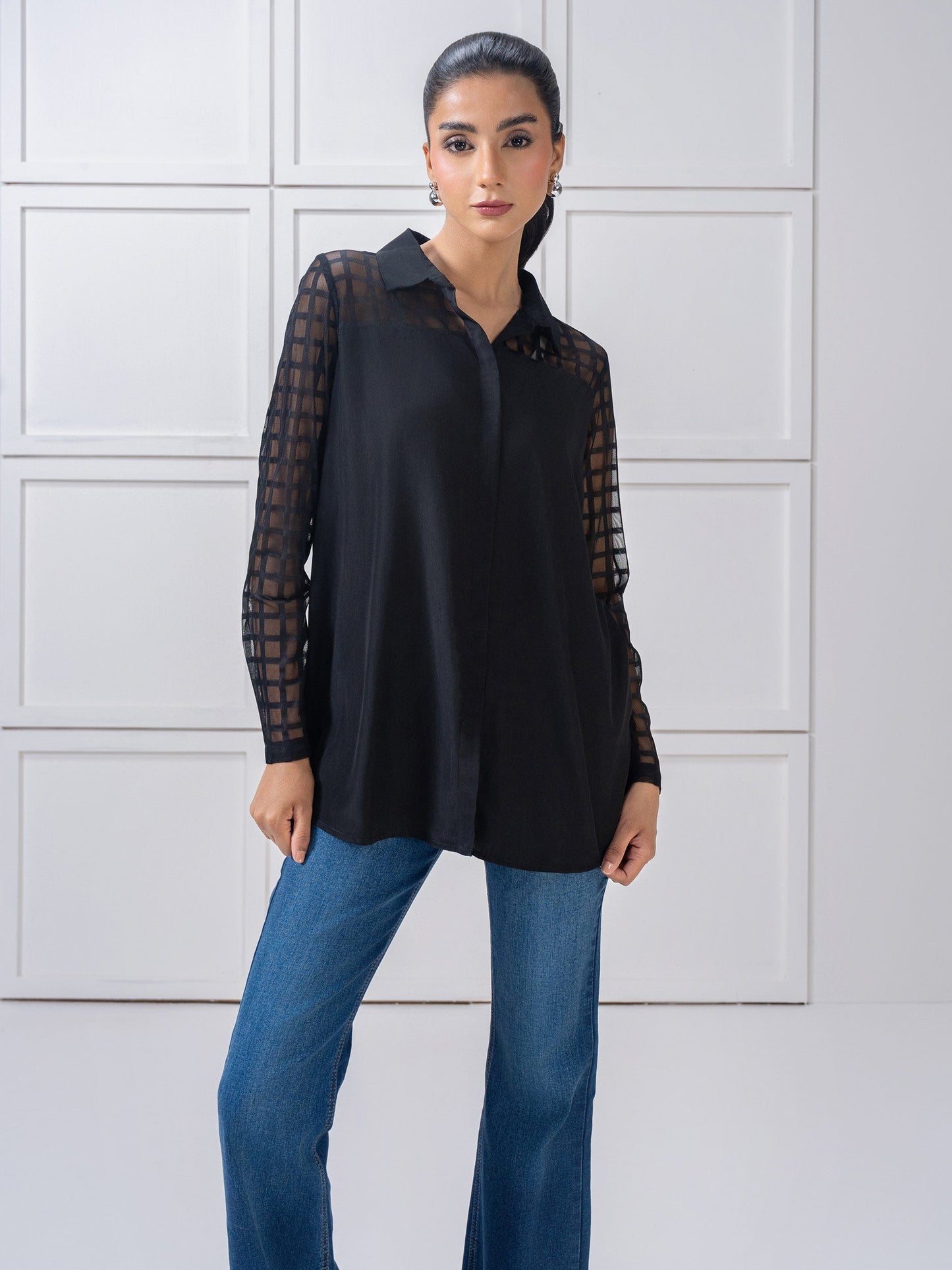 Dyed Silk Top