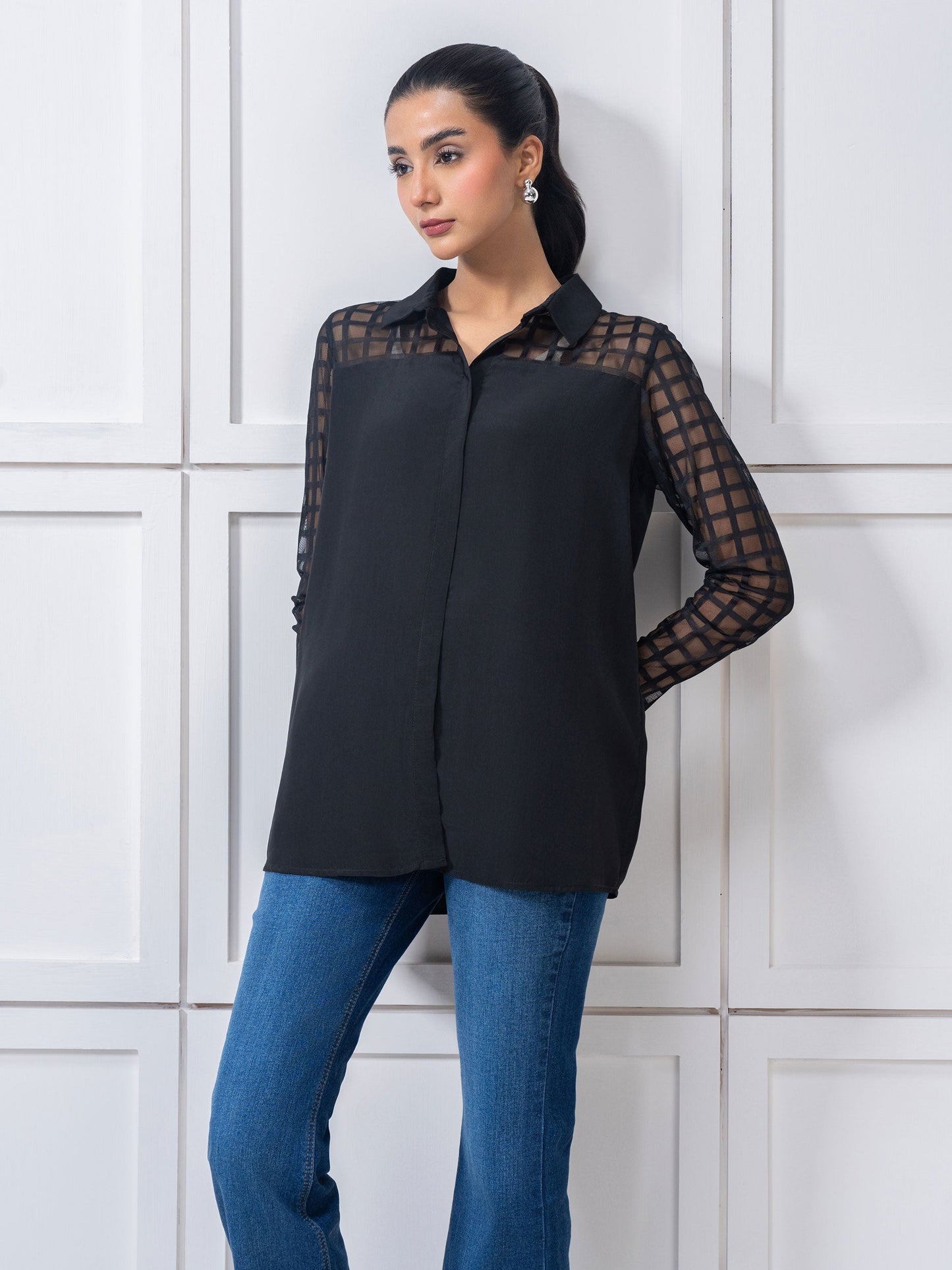 Dyed Silk Top