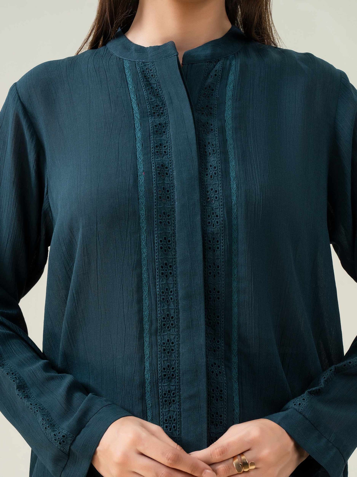 Embroidered Grip Top