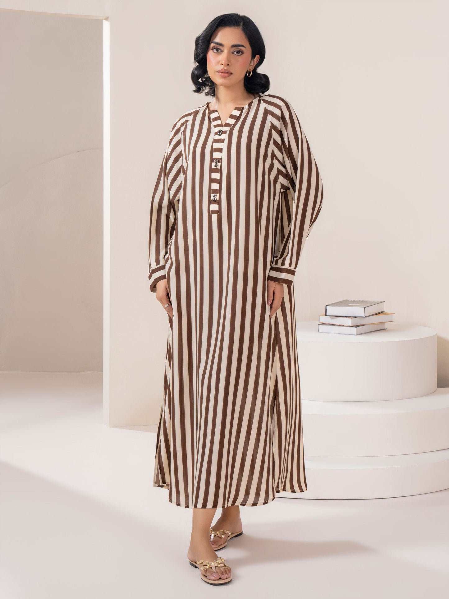 Printed Chiffon Dress