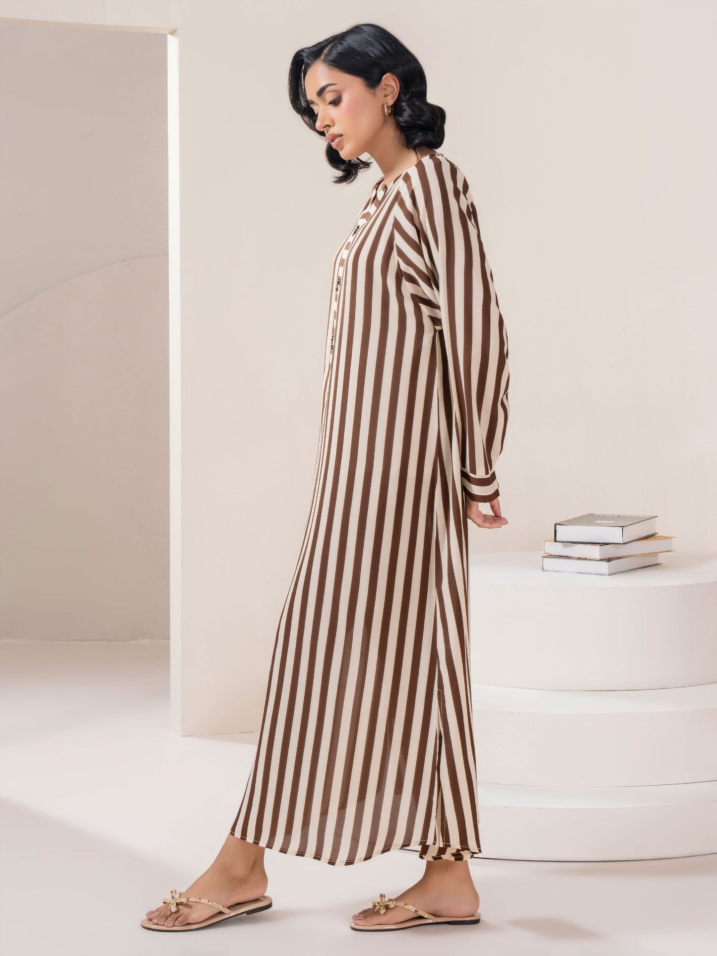 Printed Chiffon Dress