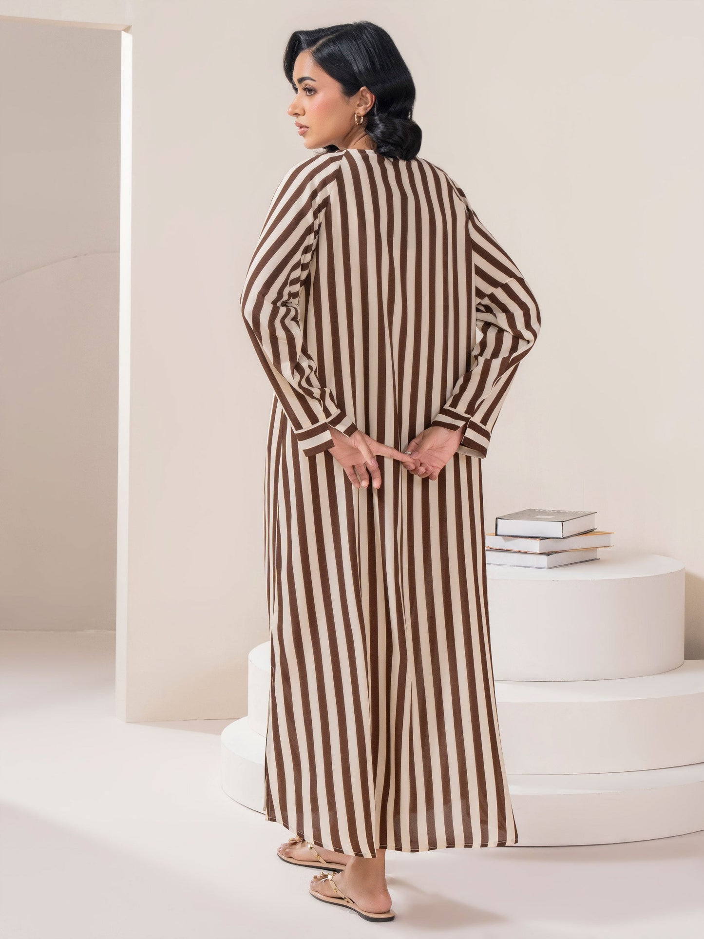 Printed Chiffon Dress
