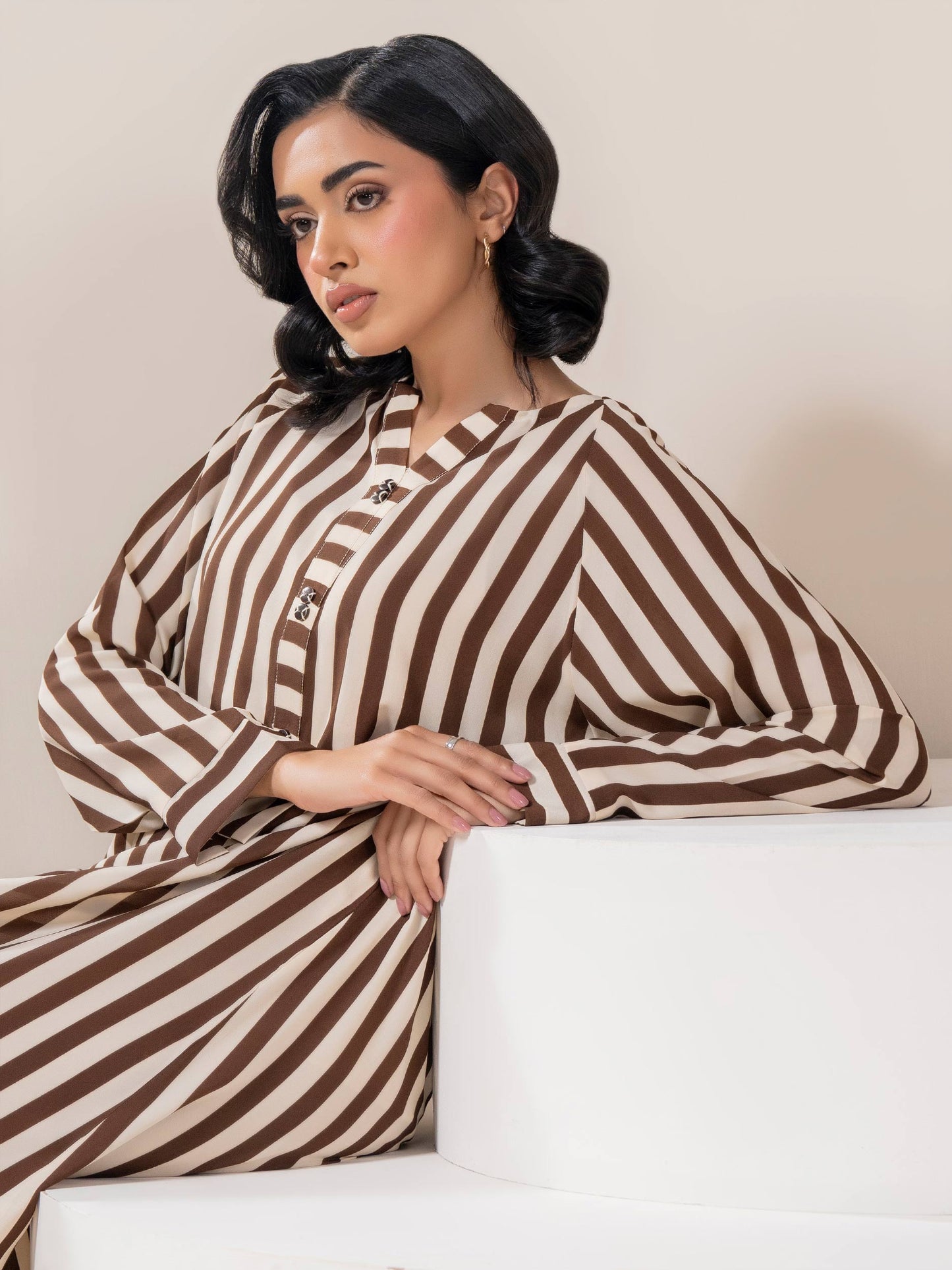 Printed Chiffon Dress