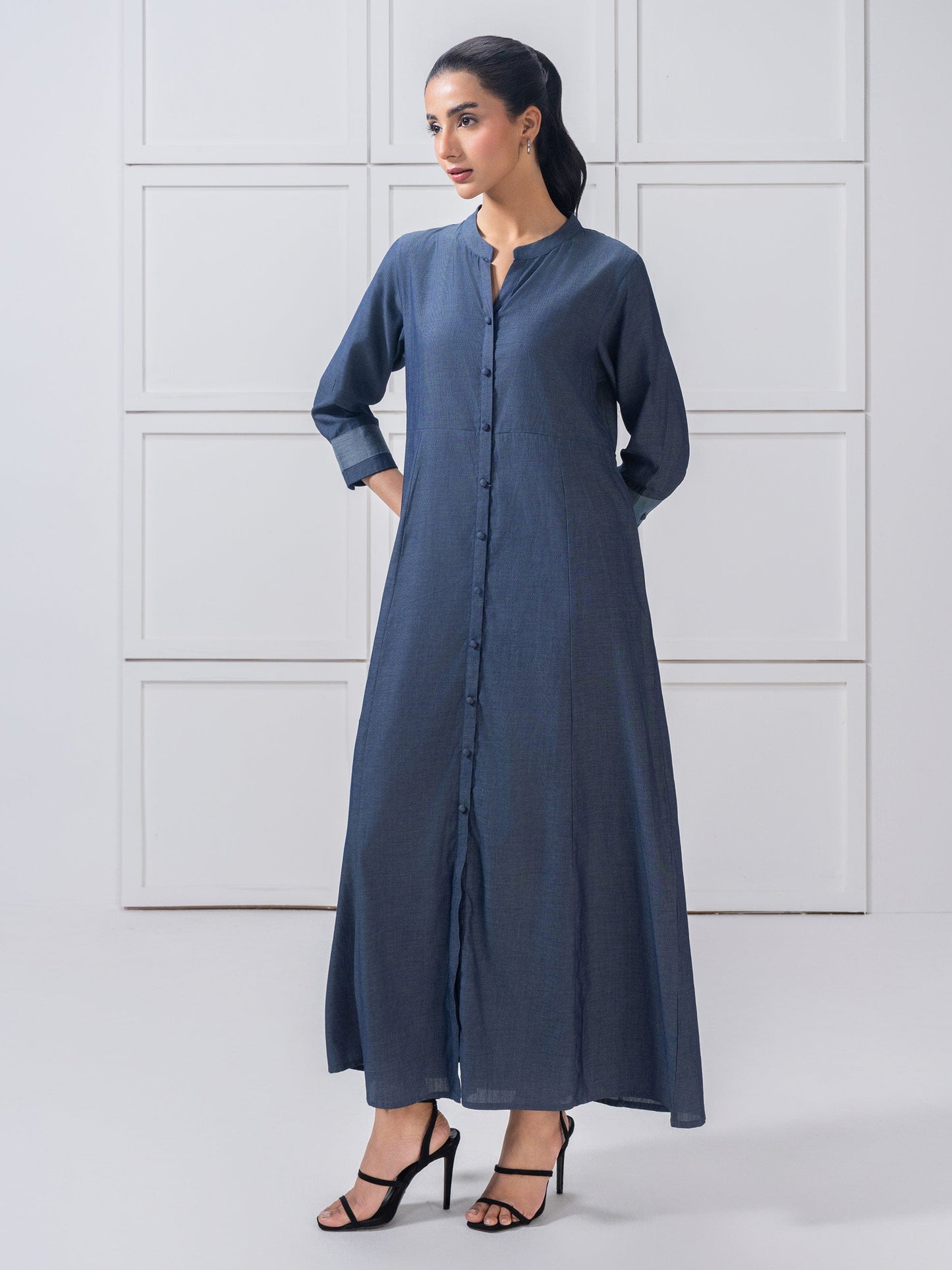 Dyed Denim Dress