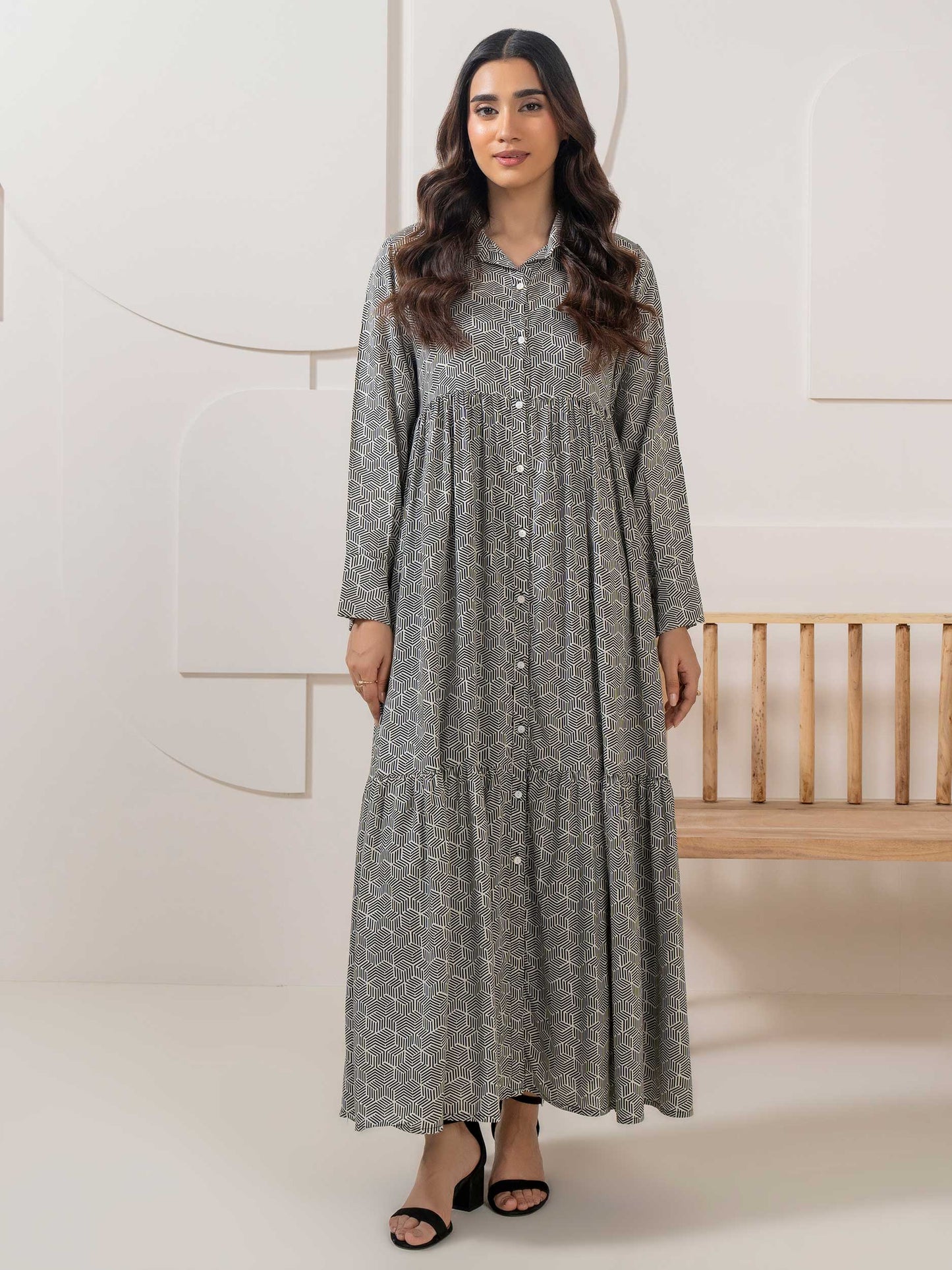 Printed Viscose Dress