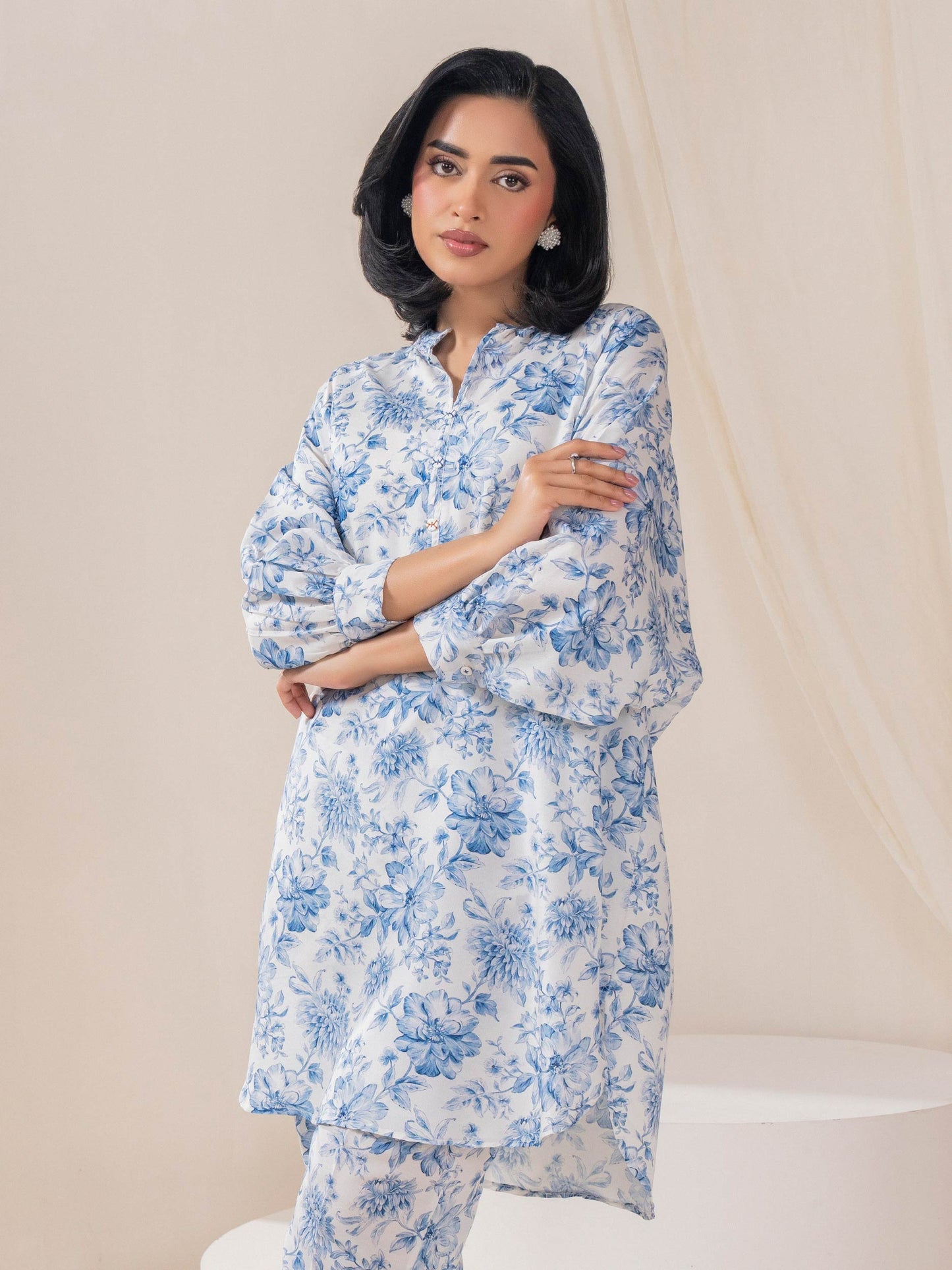 Lawn Co-ord Set-Printed (Pret)