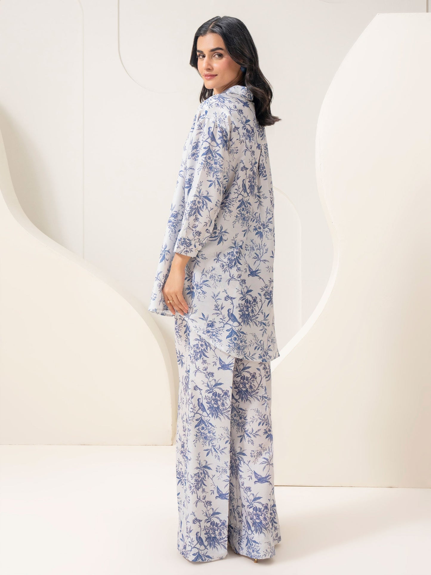 Lawn Co-ord Set-Printed (Pret)