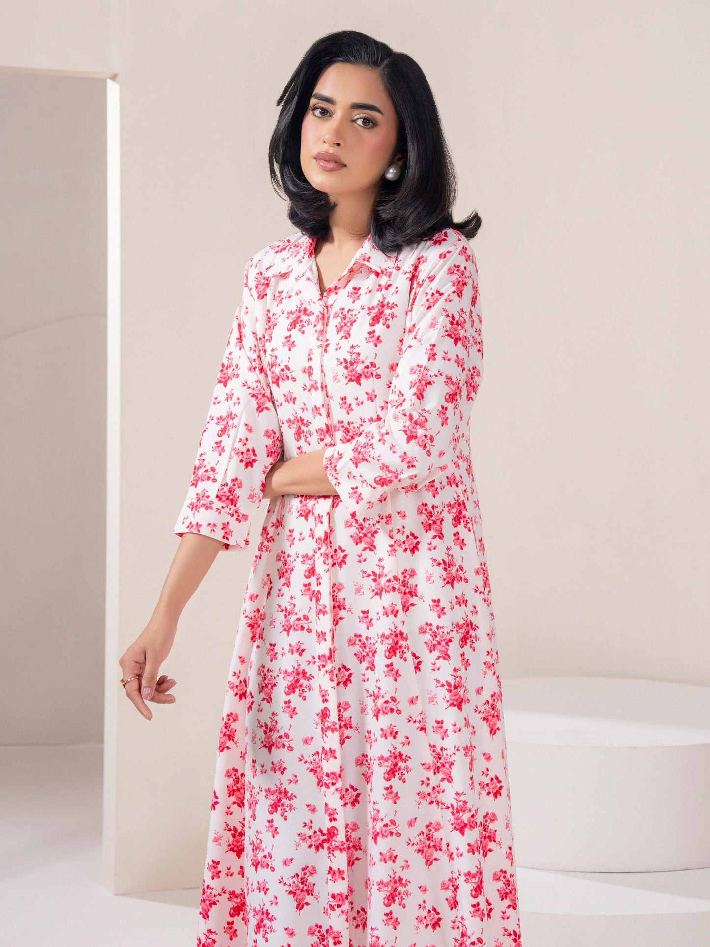 Printed Grip Dress