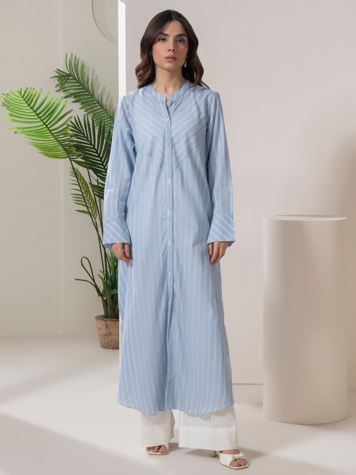 Yarn Dyed Printed Shirt (Pret)