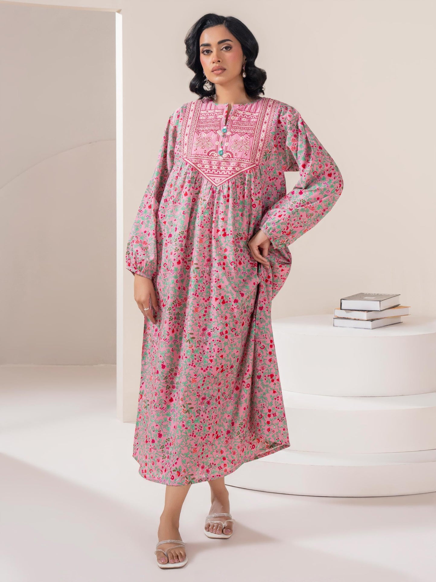 Lawn Frock-Embroidered (Pret)