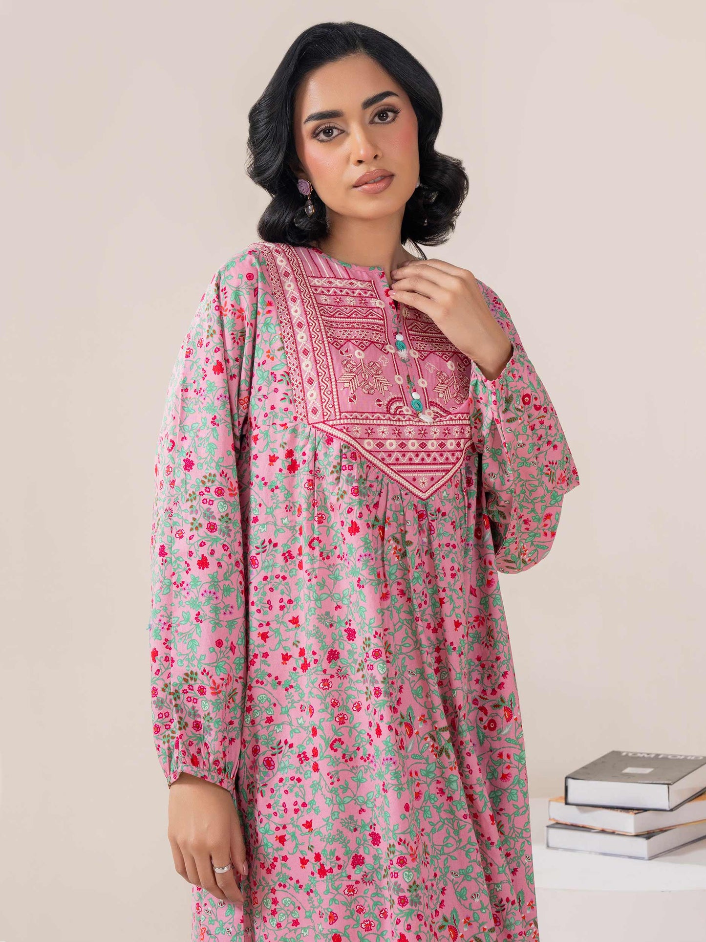 Lawn Frock-Embroidered (Pret)