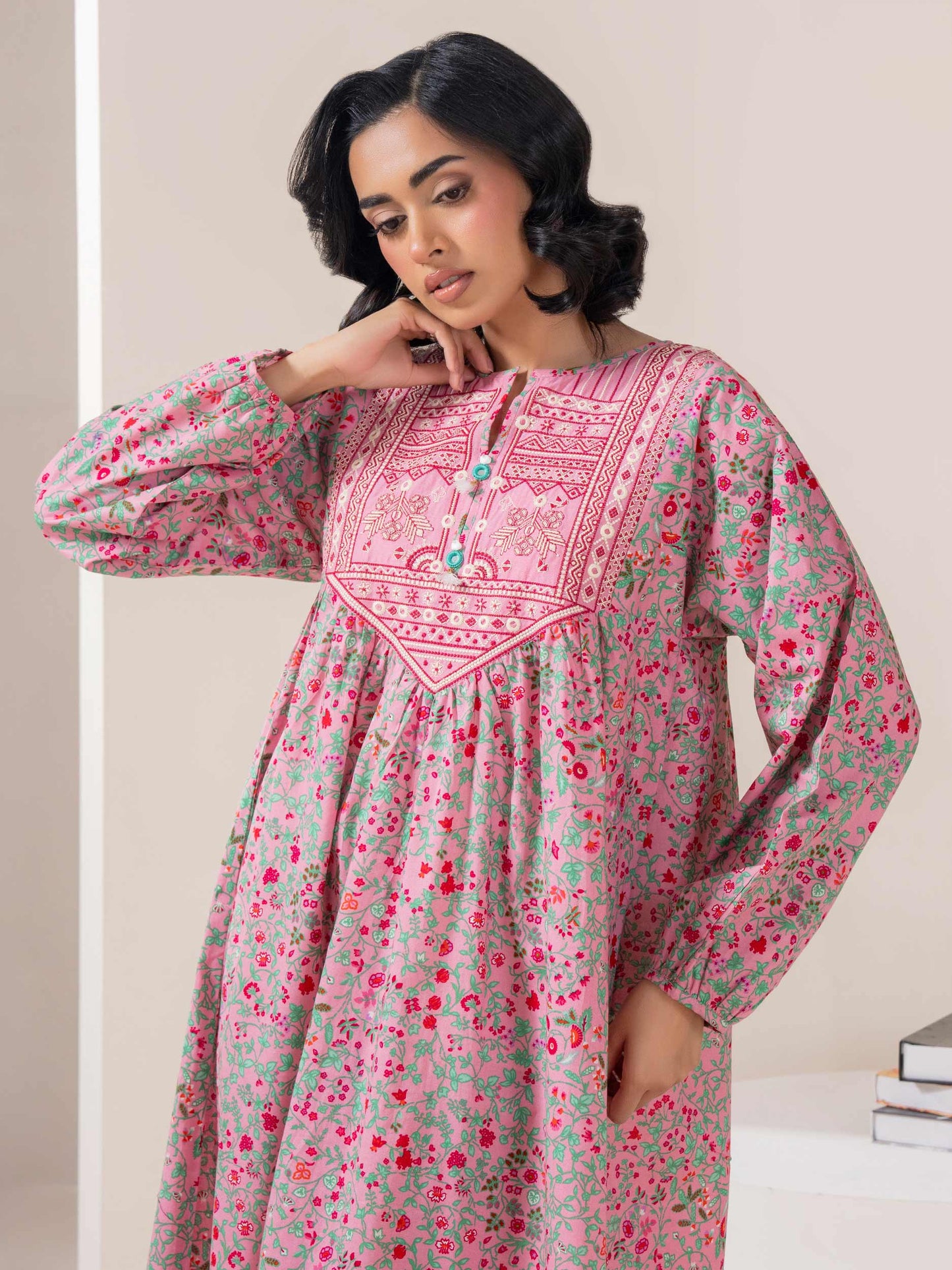 Lawn Frock-Embroidered (Pret)