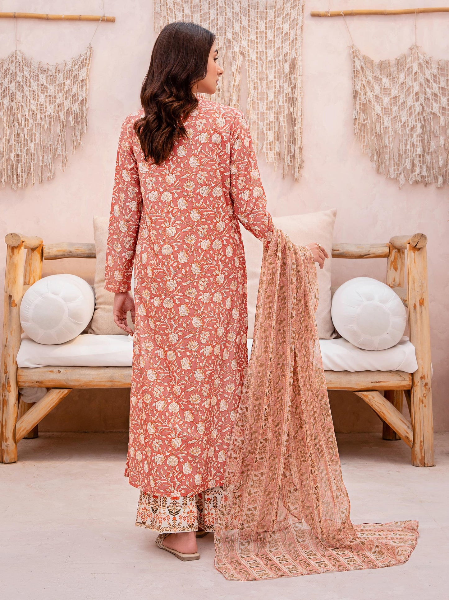 3 Piece Lawn Suit-Printed (Unstitched)