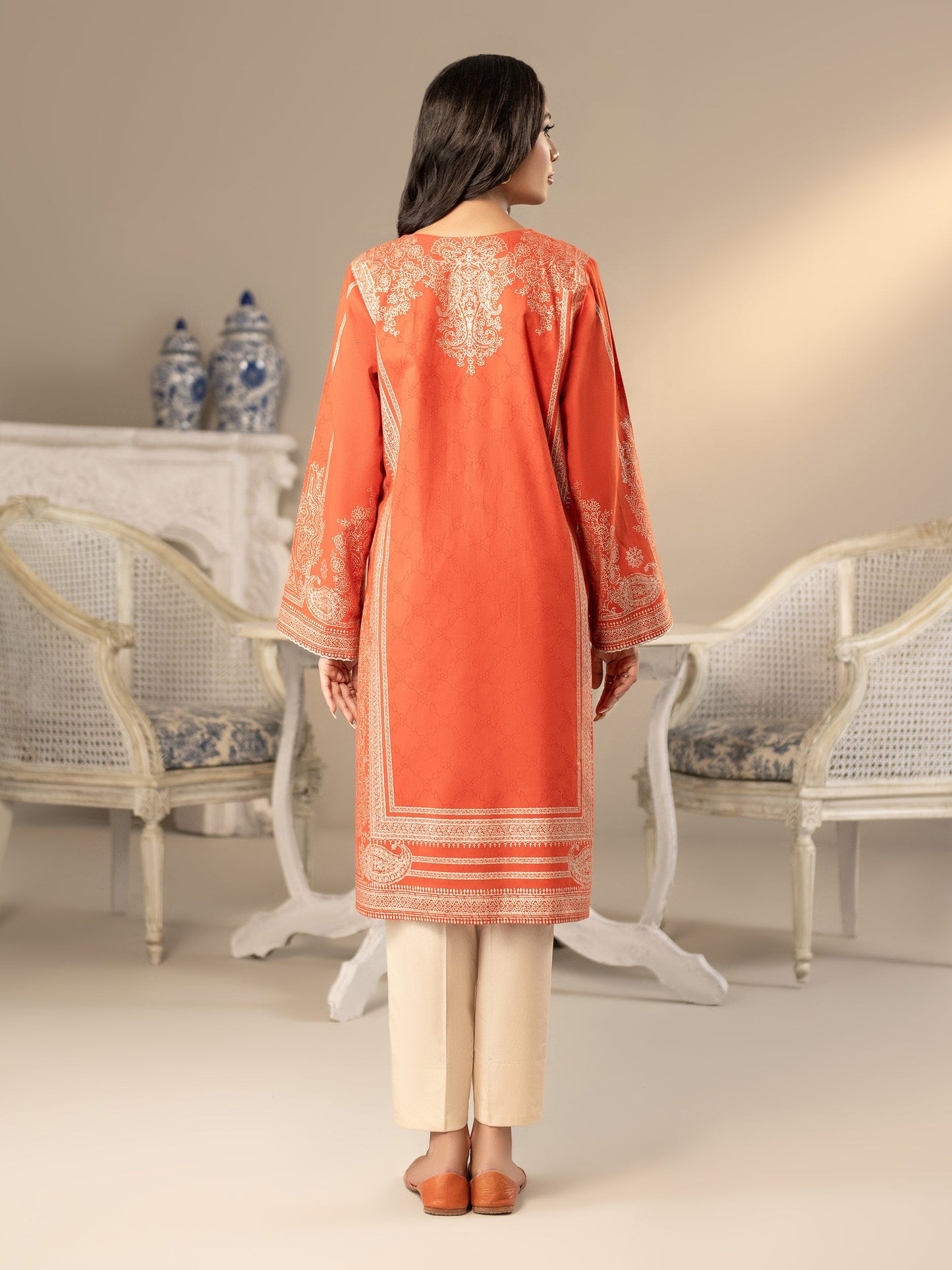 Khaddar Shirt-Embroidered(Unstitched)