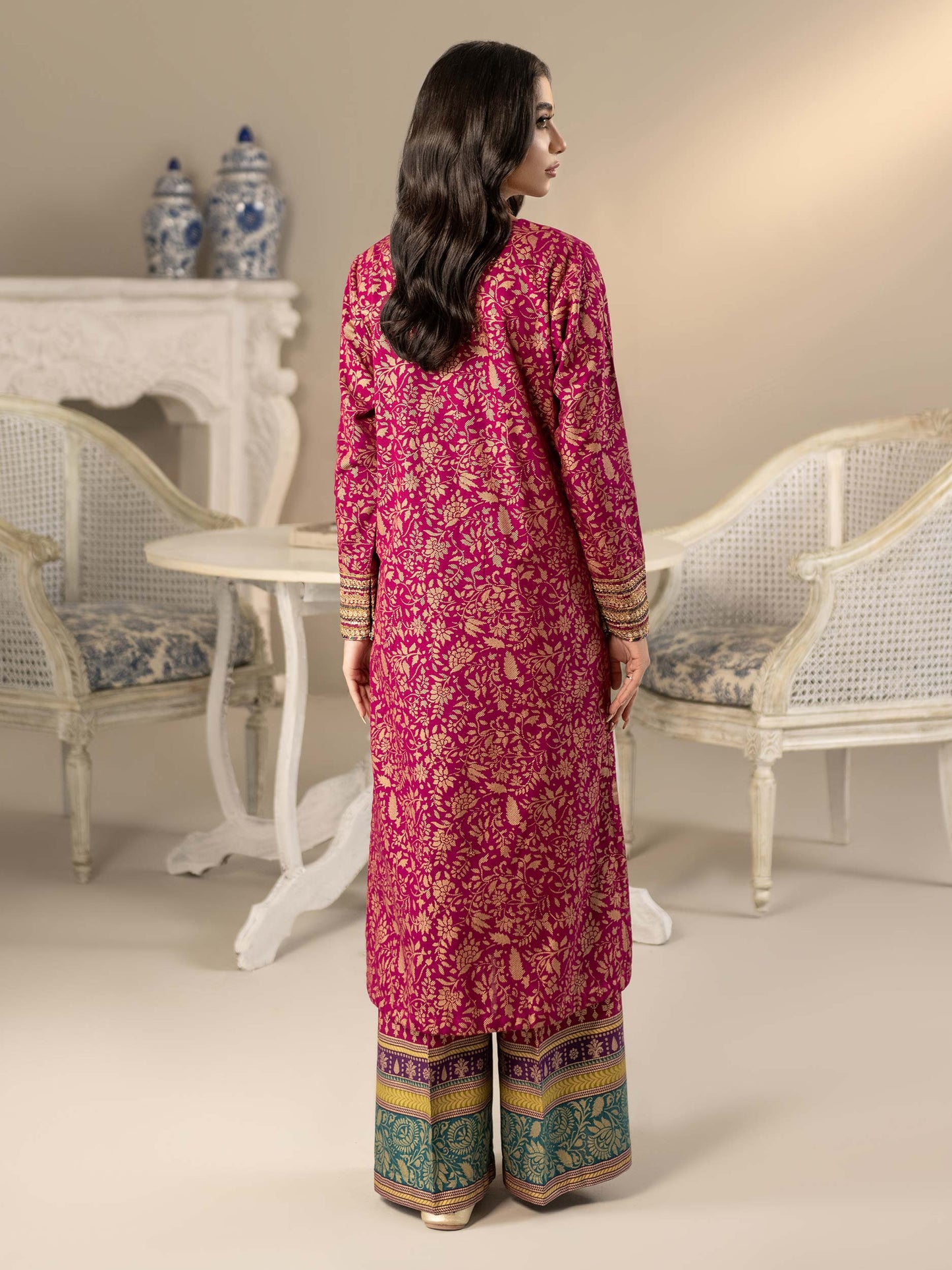 2 Piece Khaddar Suit-Embroidered(Unstitched)