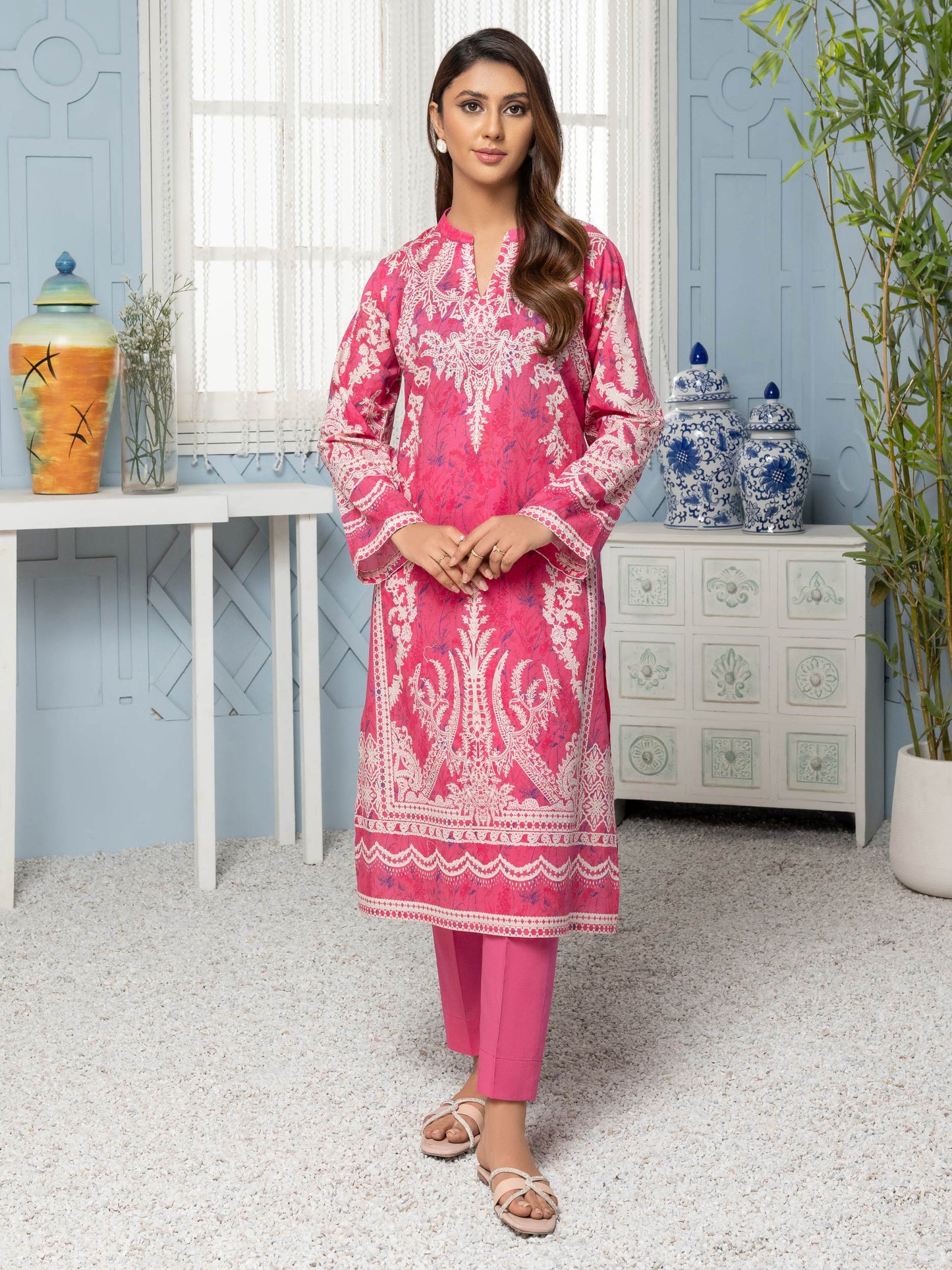 2 Piece Lawn Suit-Printed (Unstitched)