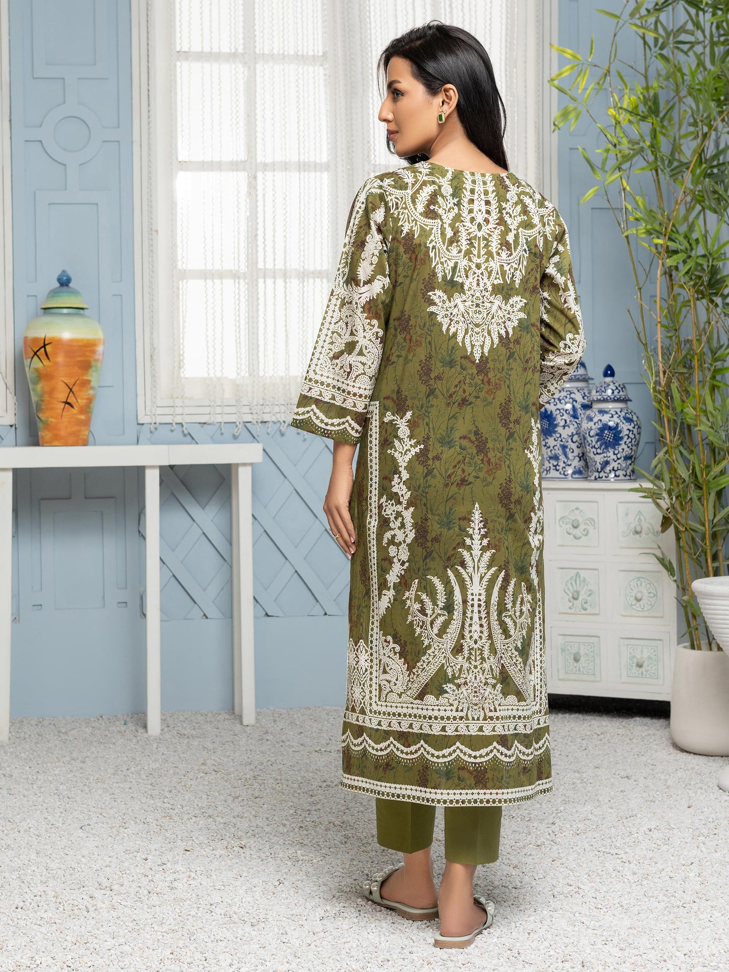 2 Piece Lawn Suit-Printed (Unstitched)