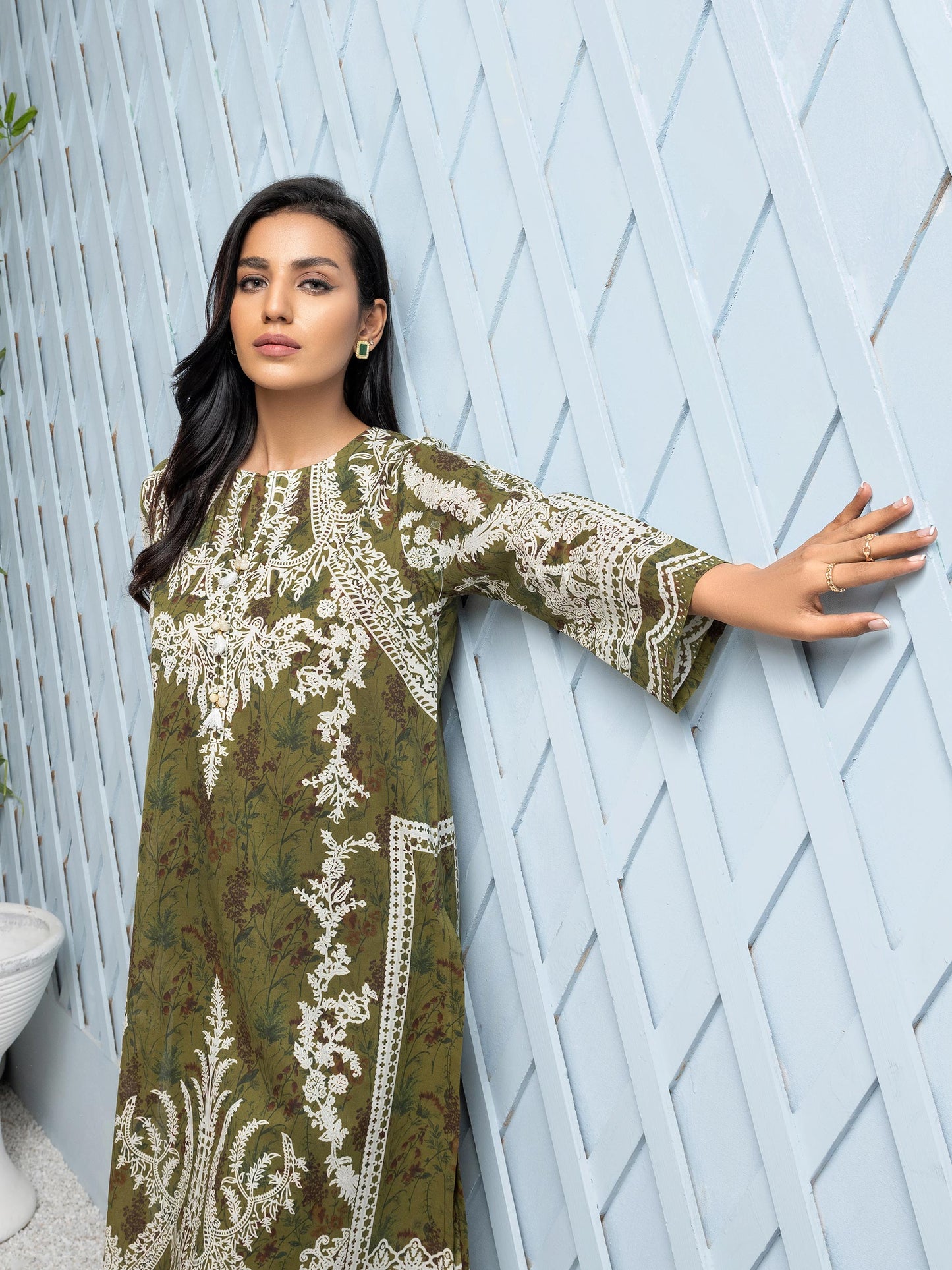 2 Piece Lawn Suit-Printed (Unstitched)