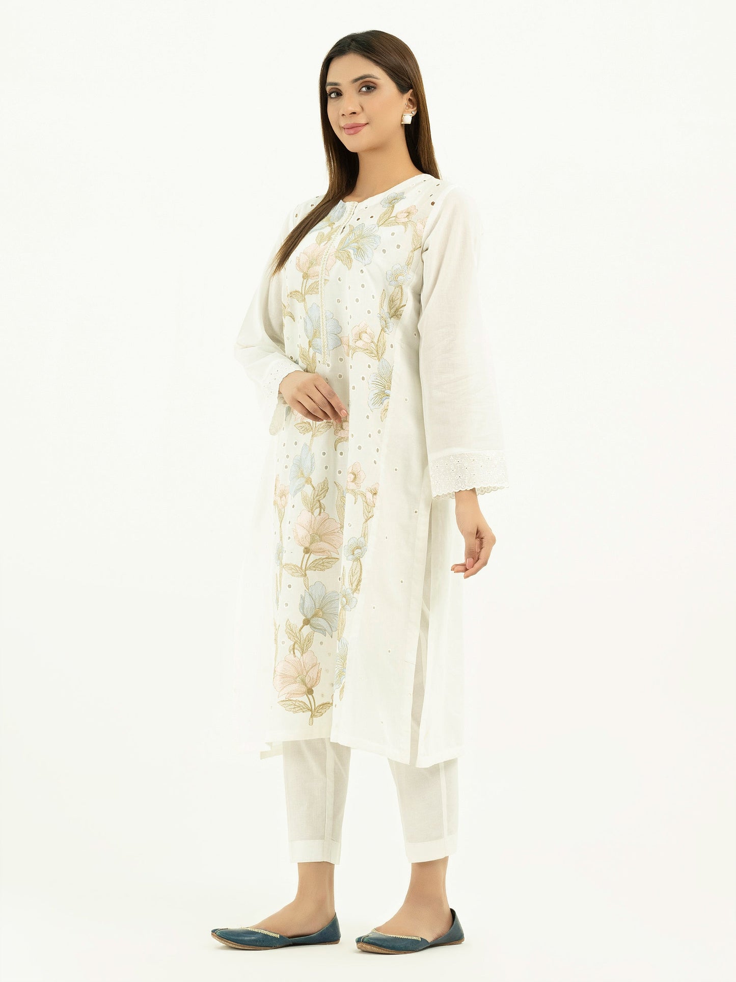 Lawn Shirt-Embroidered (Pret)