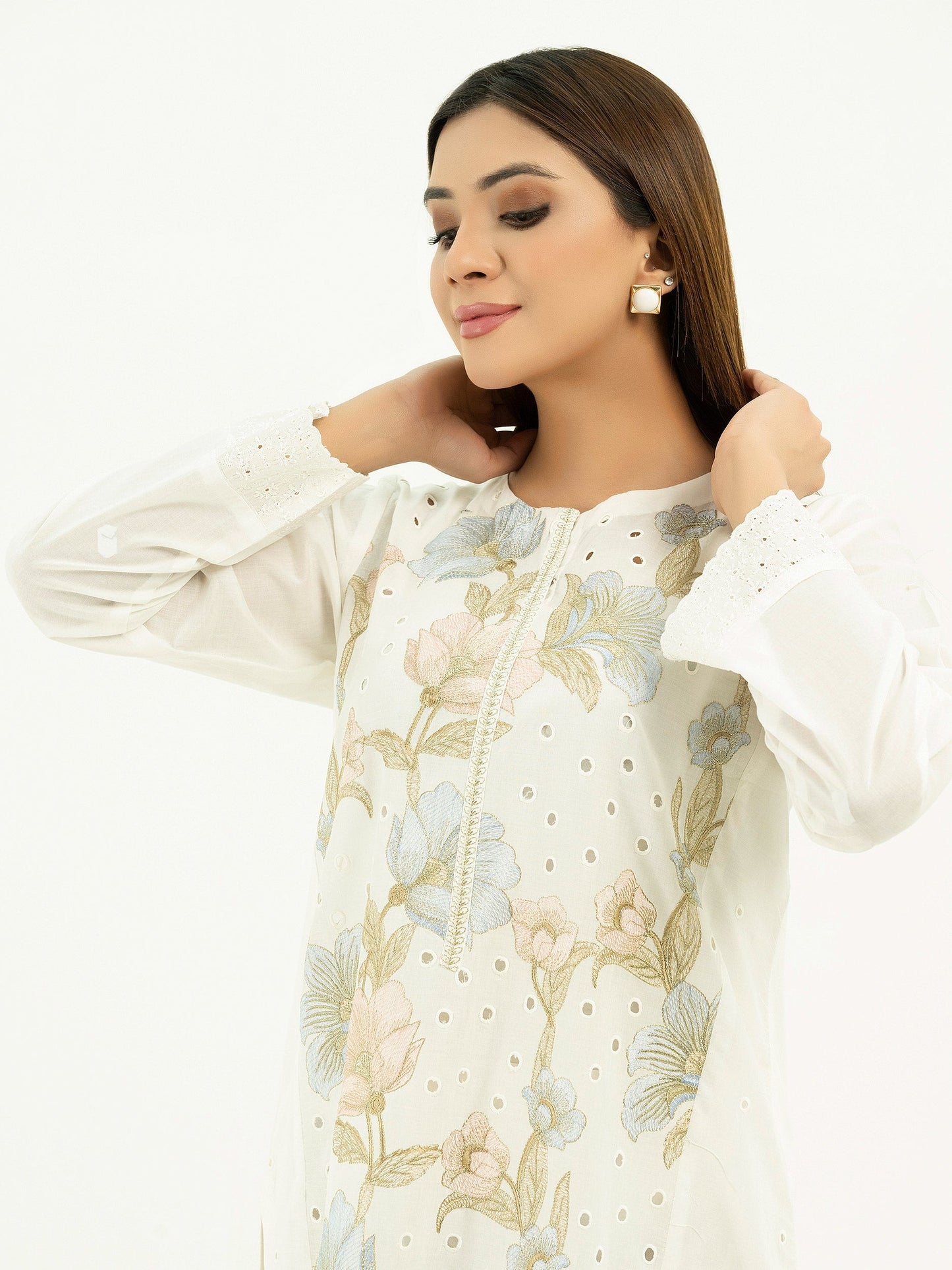 Lawn Shirt-Embroidered (Pret)