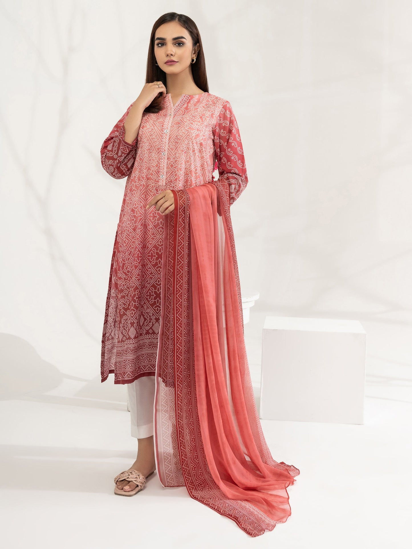 2 Piece Lawn Suit-Printed (Unstitched)
