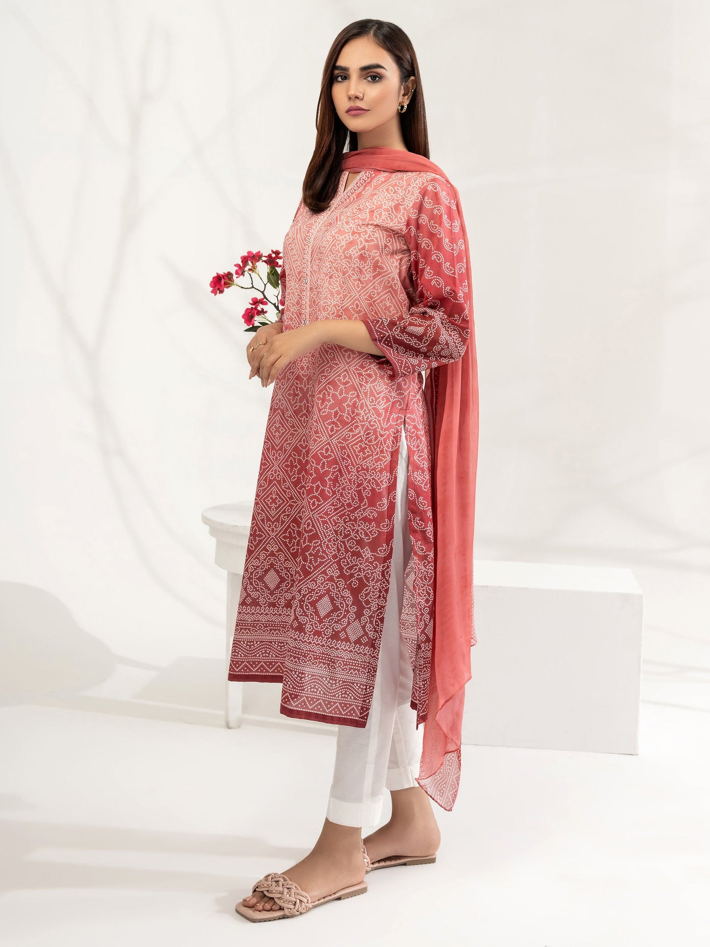 2 Piece Lawn Suit-Printed (Unstitched)