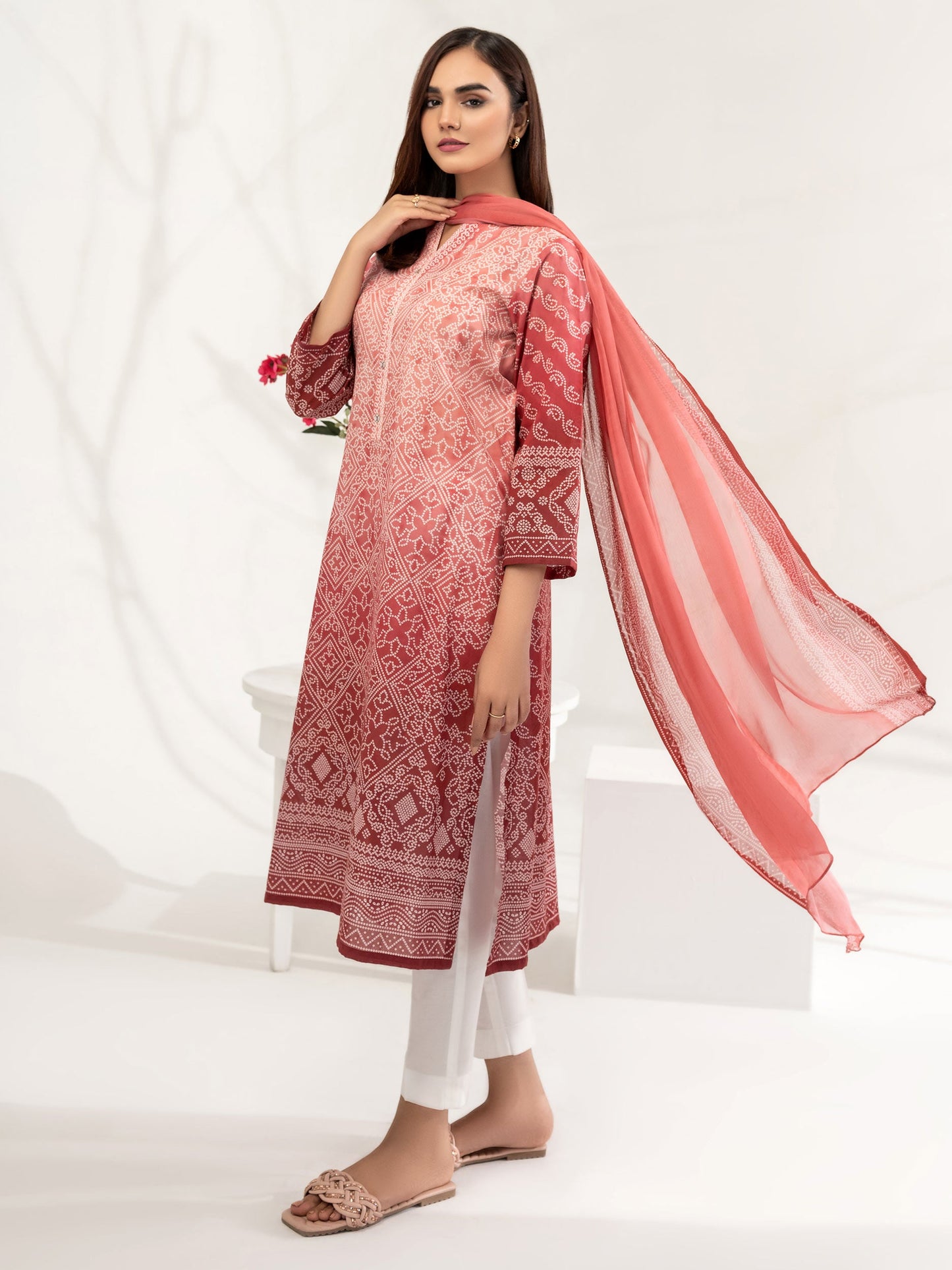 2 Piece Lawn Suit-Printed (Unstitched)