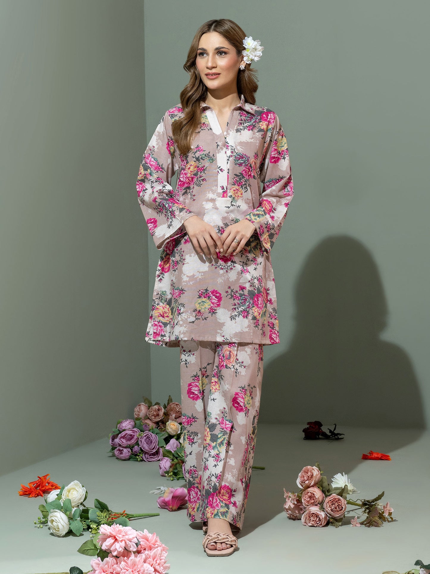 Khaddar Shirt-Printed(Unstitched)