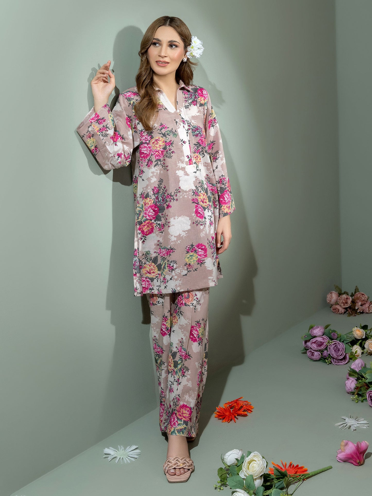 Khaddar Shirt-Printed(Unstitched)